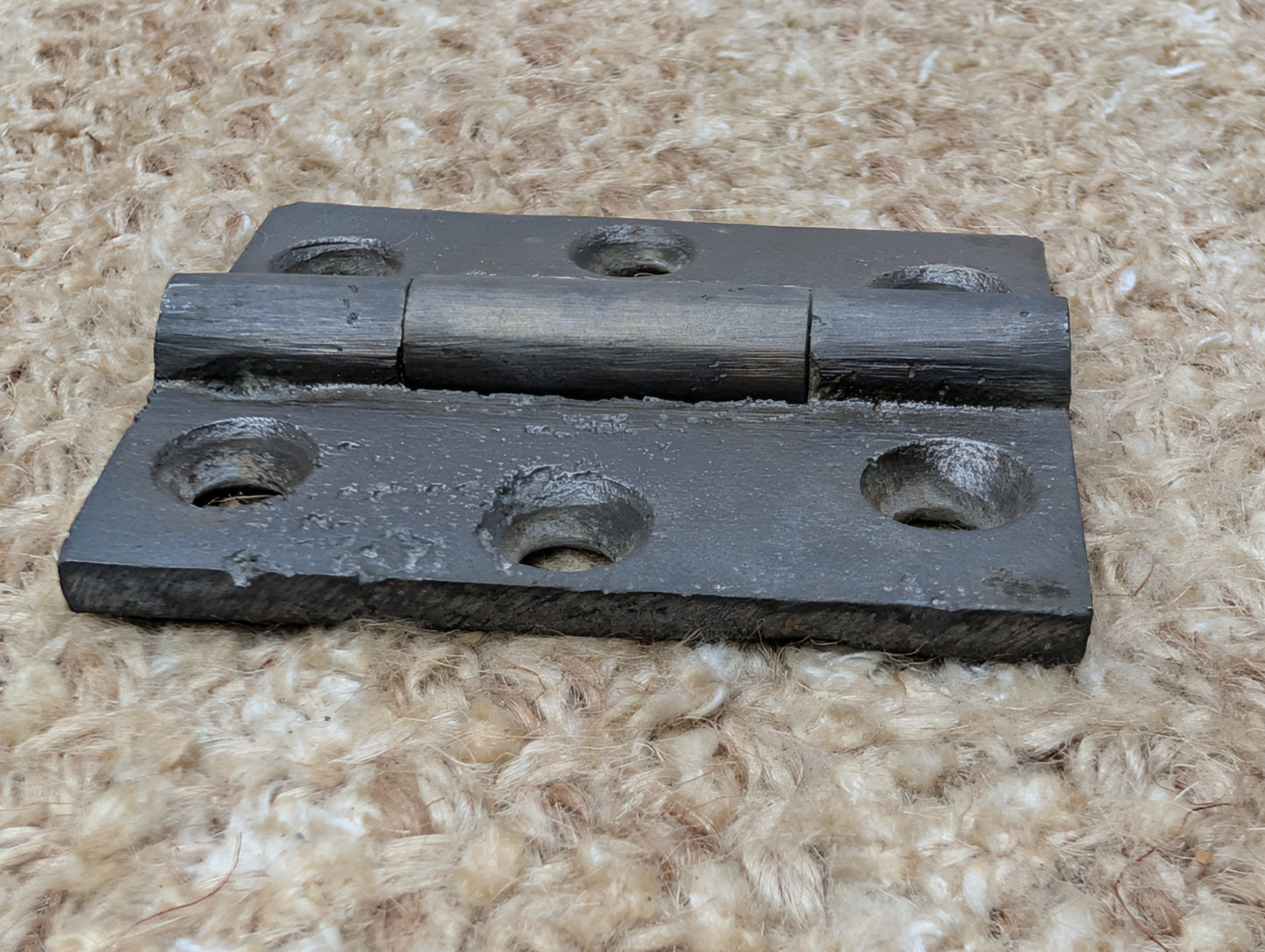 2  3/16" x 2  7/16" Antique Cast Iron Butt Hinge Door Hardware-Single Hinge