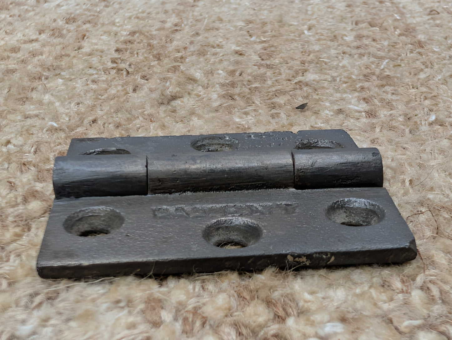 2  3/16" x 2  7/16" Antique Cast Iron Butt Hinge Door Hardware-Single Hinge