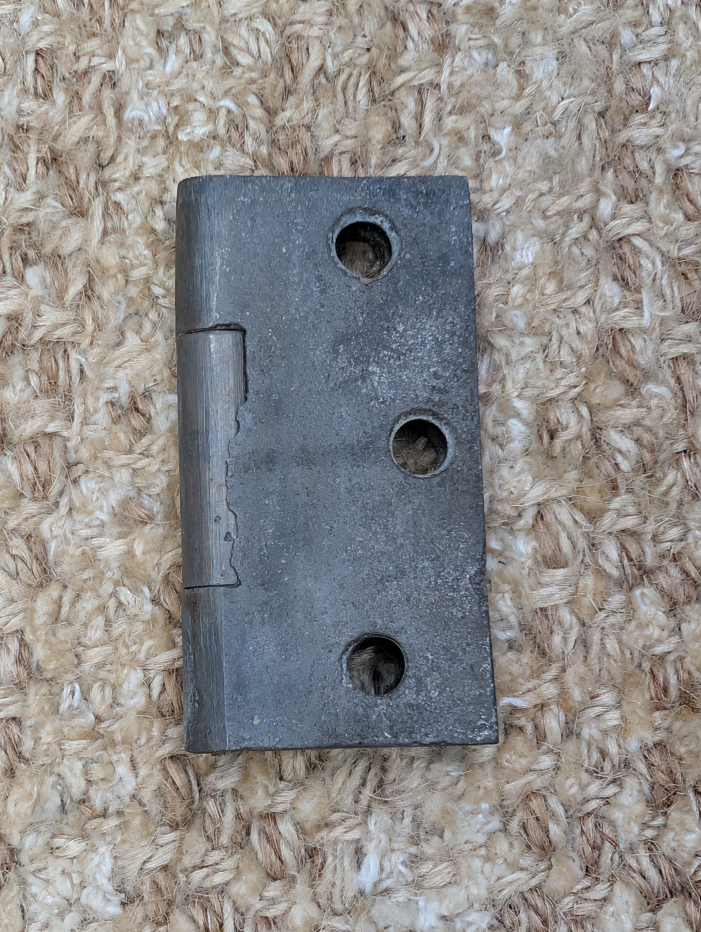 2  3/16" x 2  7/16" Antique Cast Iron Butt Hinge Door Hardware-Single Hinge