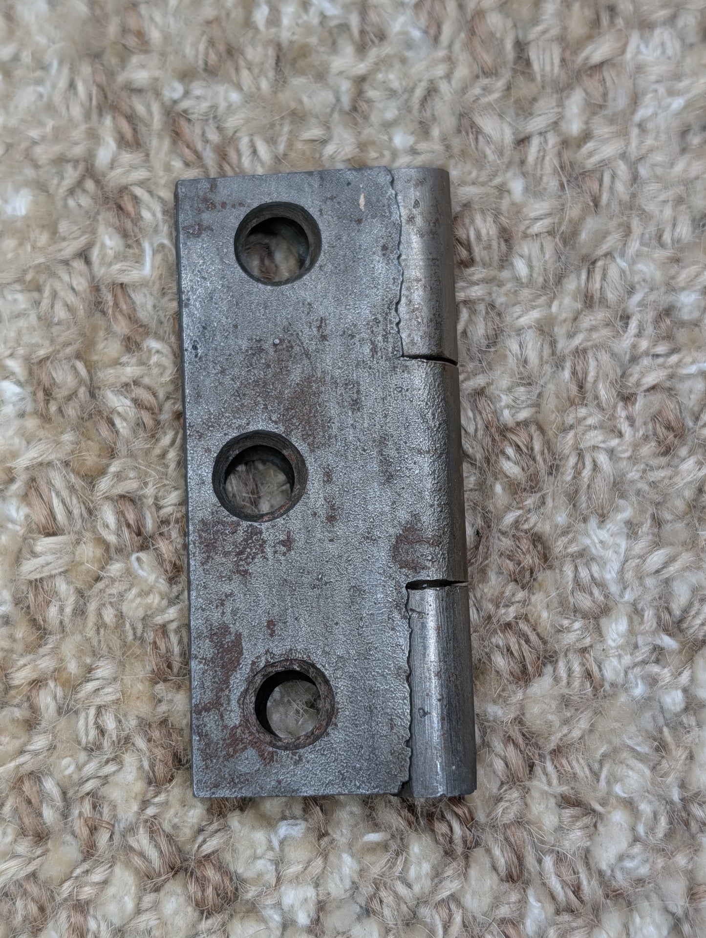 1  7/8" x 2  1/2" Antique T Clark Cast Iron Butt Hinge Door Hardware-Single Hinge