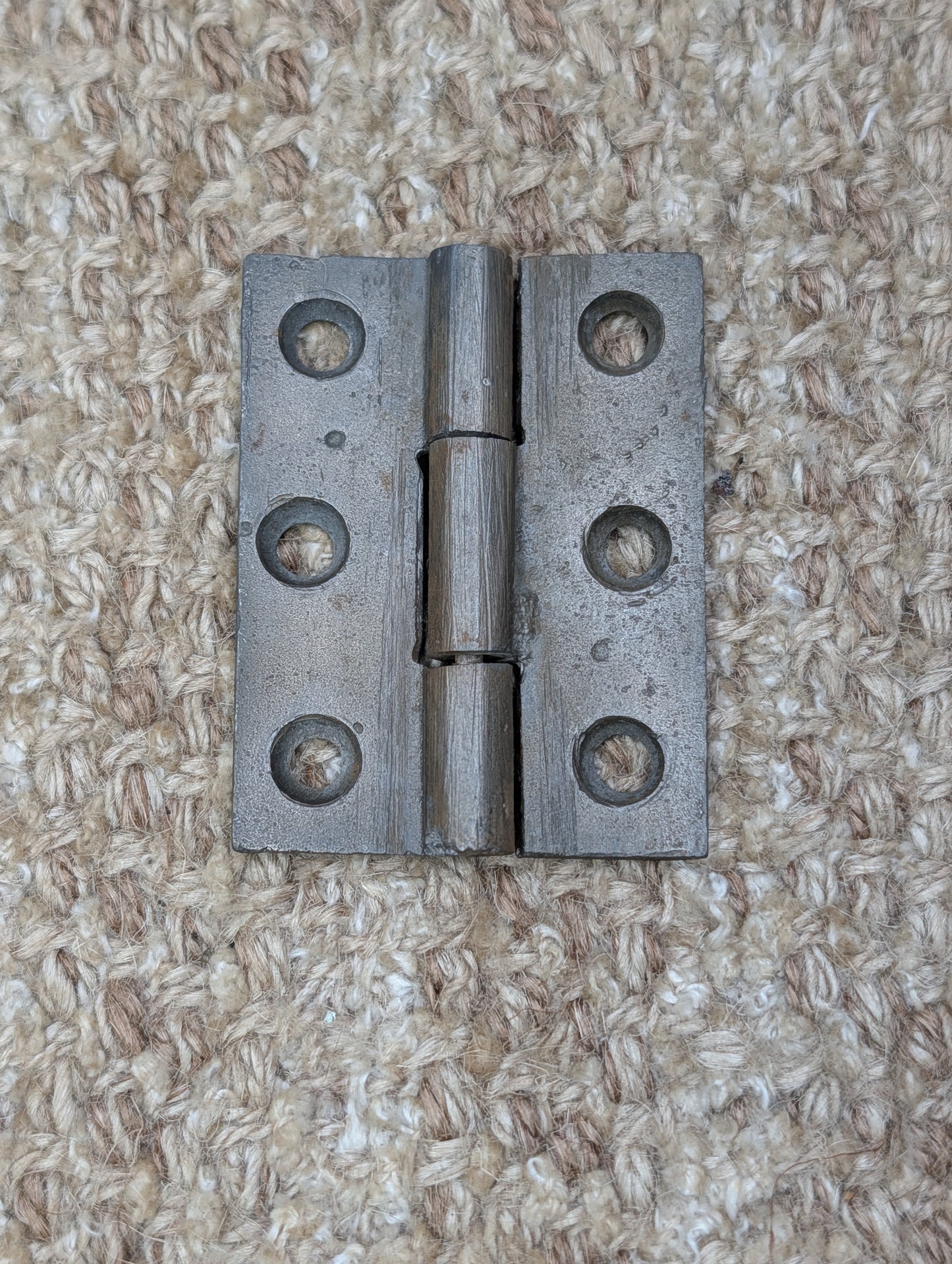 1  15/16" x 2  1/2" Antique Cast Iron Butt Hinge Door Hardware-Single Hinge