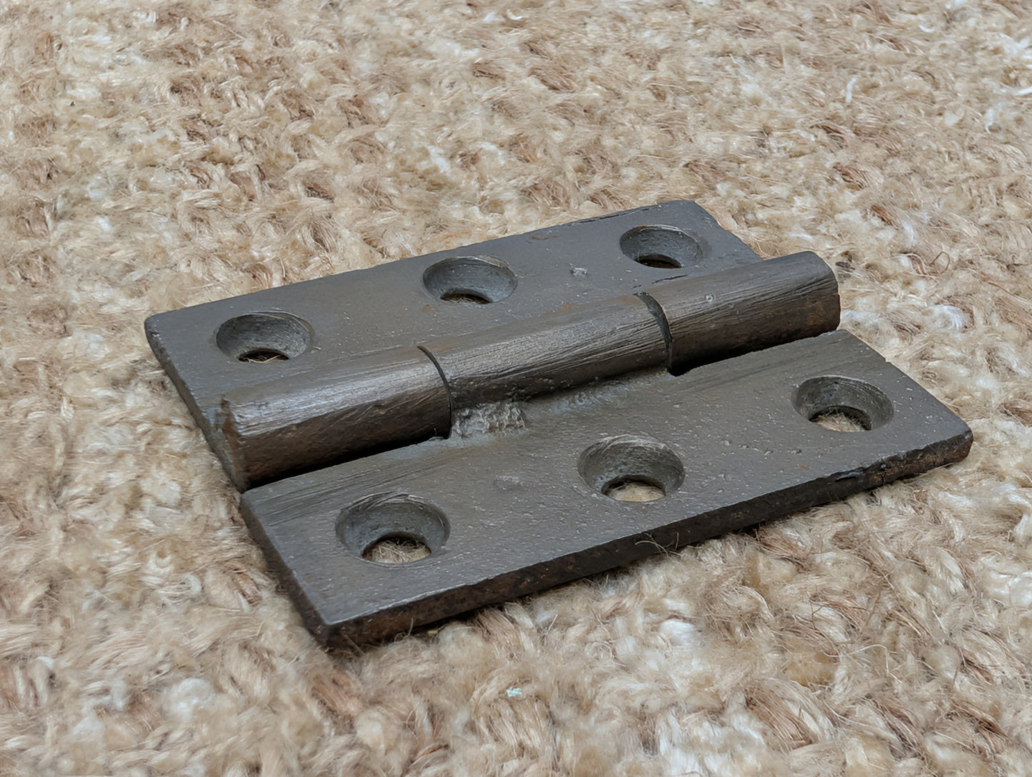 1  15/16" x 2  1/2" Antique Cast Iron Butt Hinge Door Hardware-Single Hinge