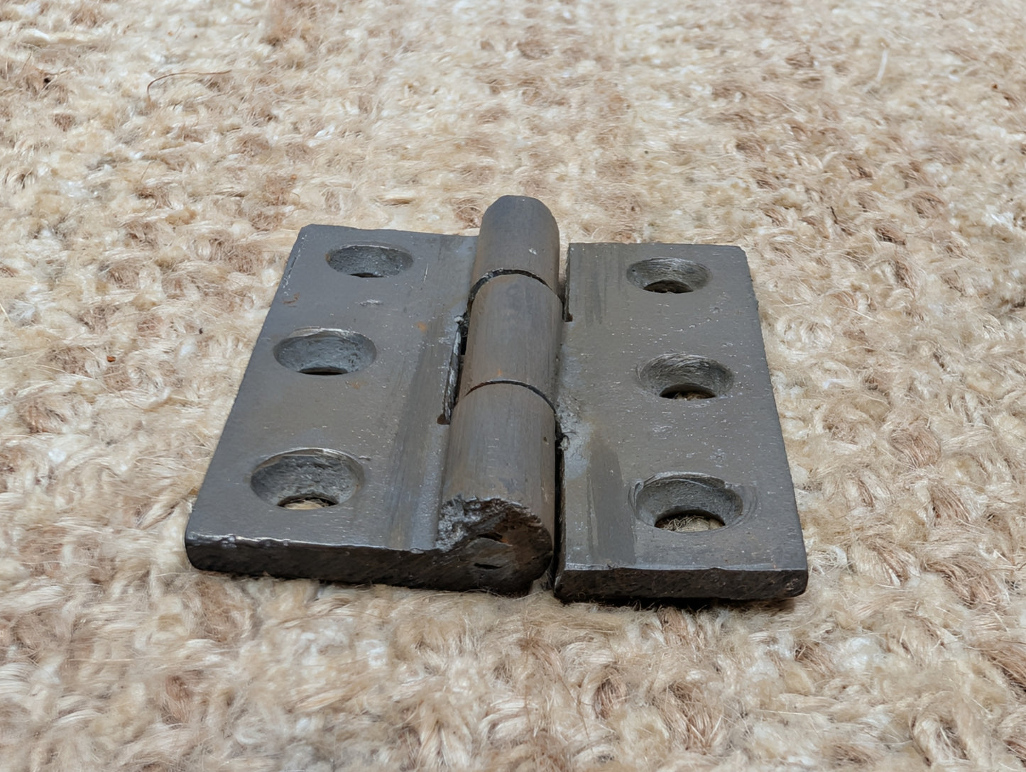 1  15/16" x 2  1/2" Antique Cast Iron Butt Hinge Door Hardware-Single Hinge