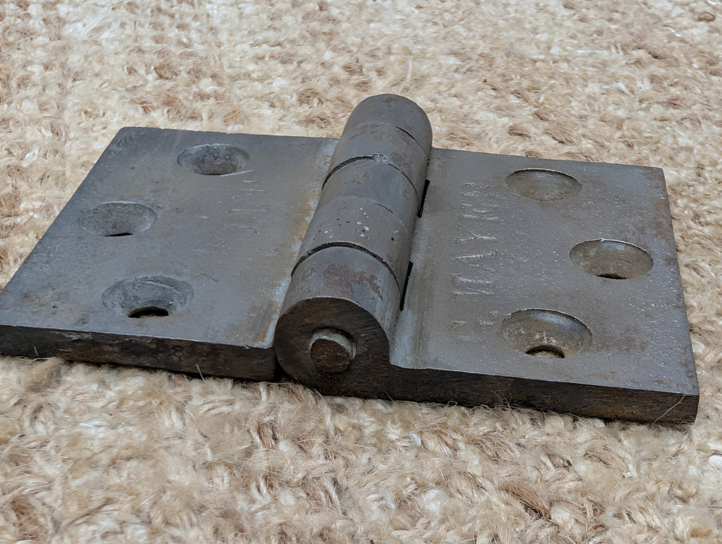 4" x 2  7/8" Antique G Mayer Cast Iron Butt Hinge Door Hardware-Single Hinge