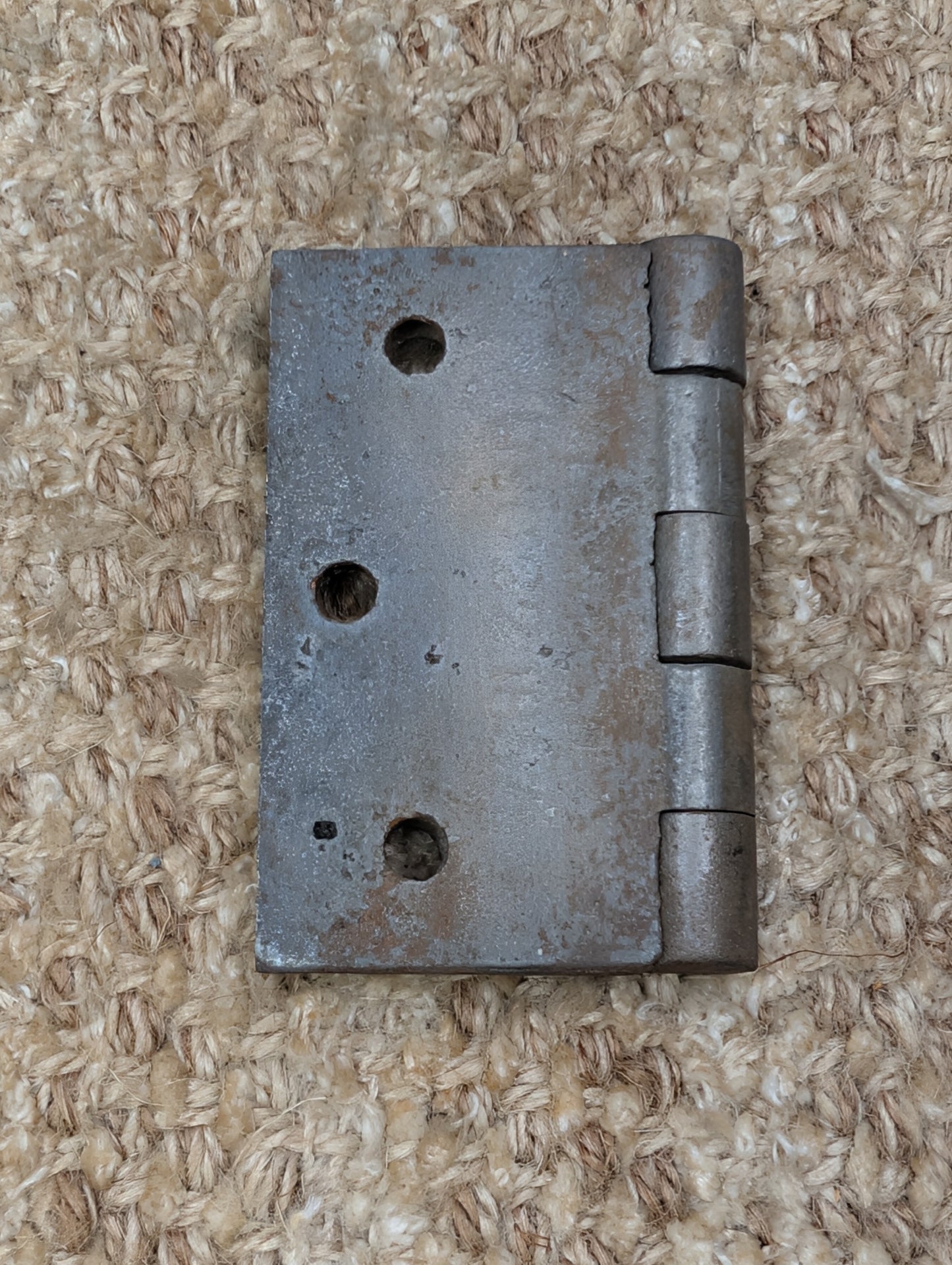 3 1/2" x 3" Antique ENG BUTT CO Cast Iron Butt Hinge Door Hardware-Single Hinge