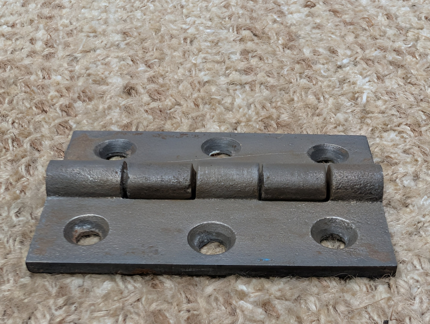 2 3/16" x 3 3/16" Antique Cast Iron Butt Hinge Door Hardware-Single Hinge