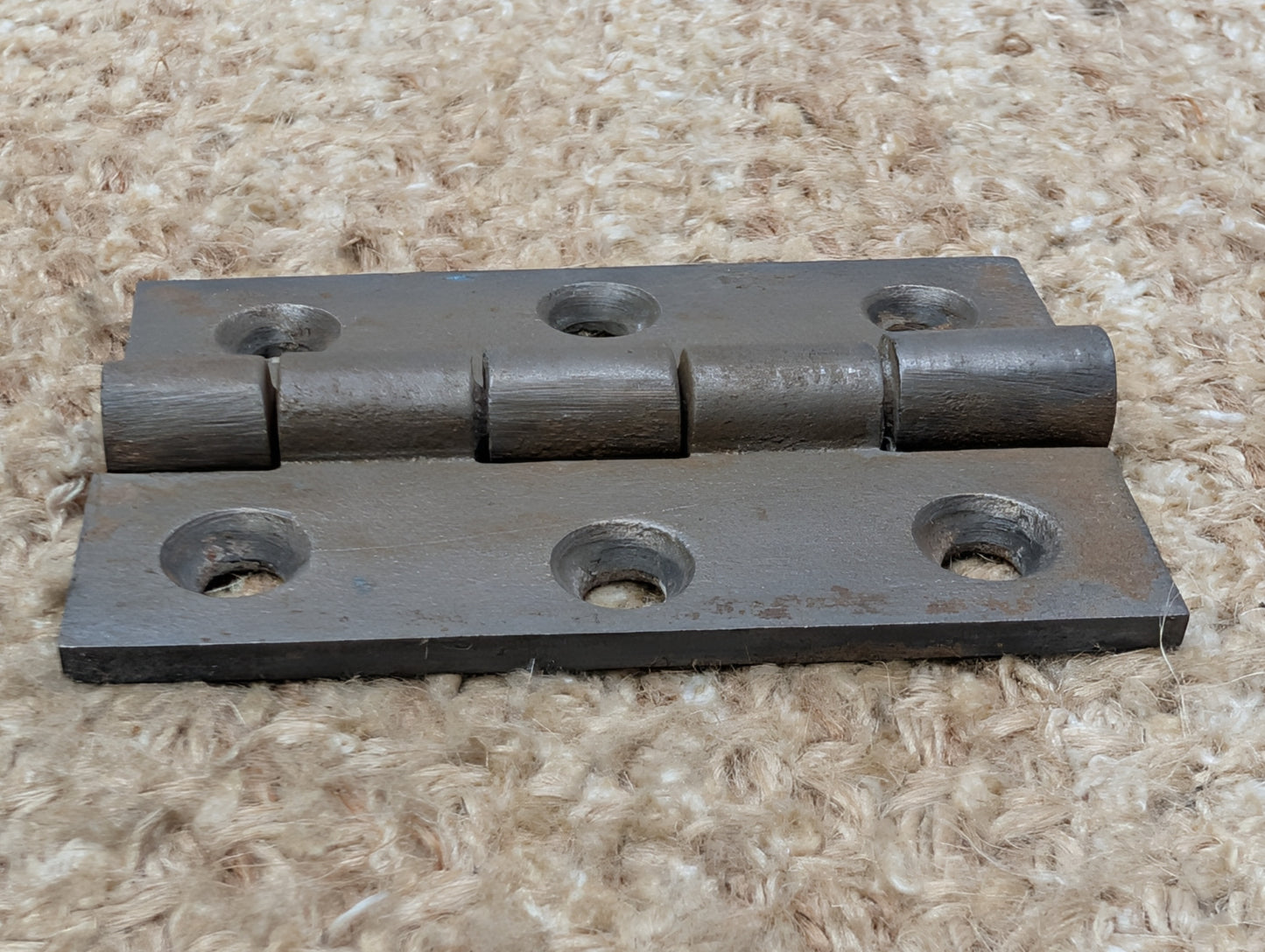 2 3/16" x 3 3/16" Antique Cast Iron Butt Hinge Door Hardware-Single Hinge