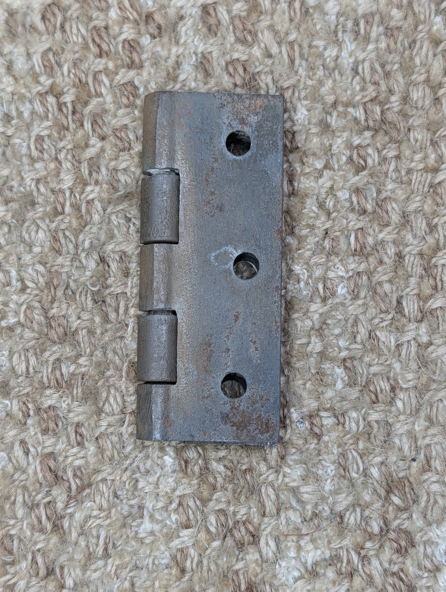 2 3/16" x 3 3/16" Antique Cast Iron Butt Hinge Door Hardware-Single Hinge