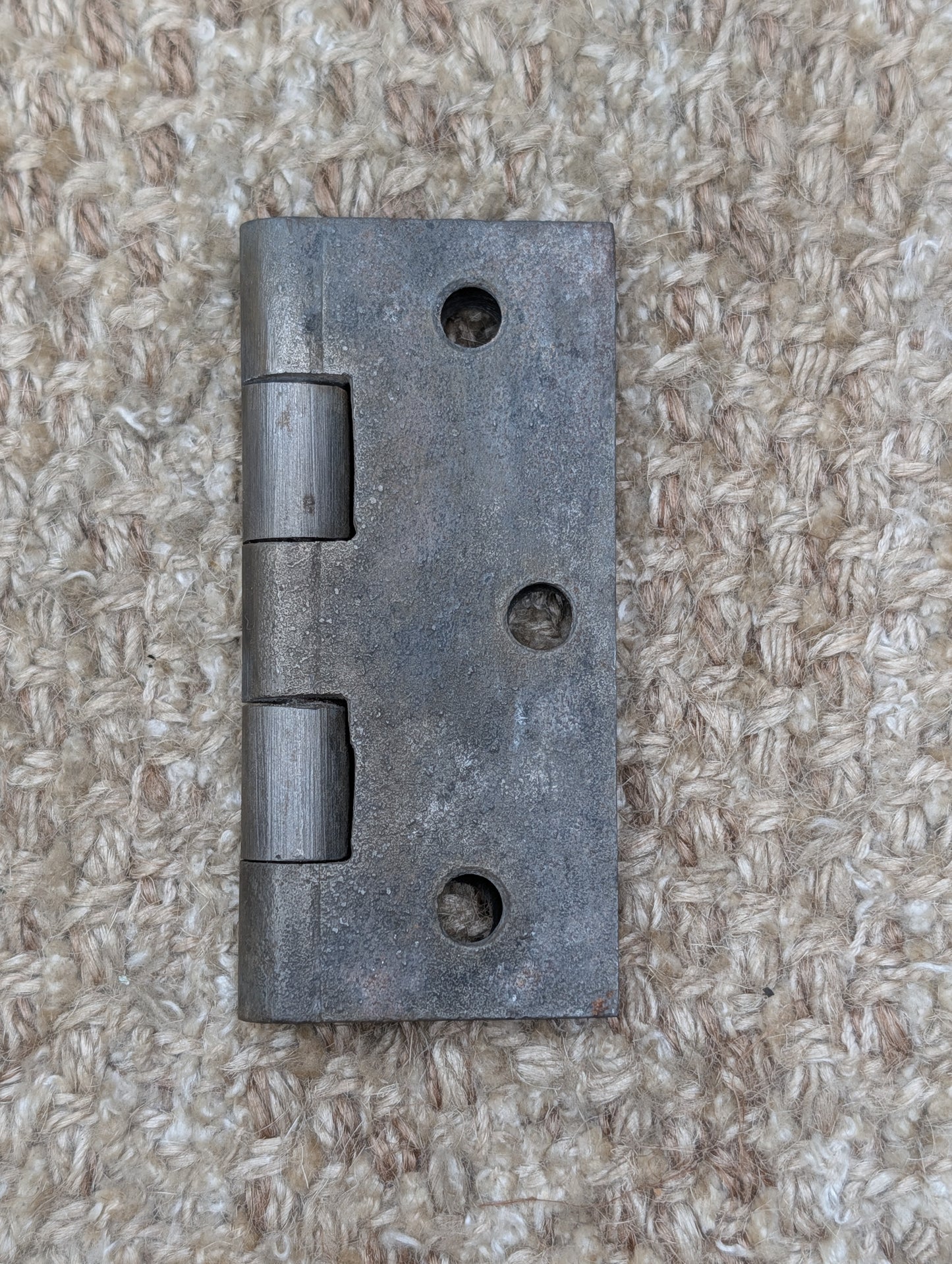 2 5/8" x 3 1/4" Antique Cast Iron Butt Hinge Door Hardware-Single Hinge