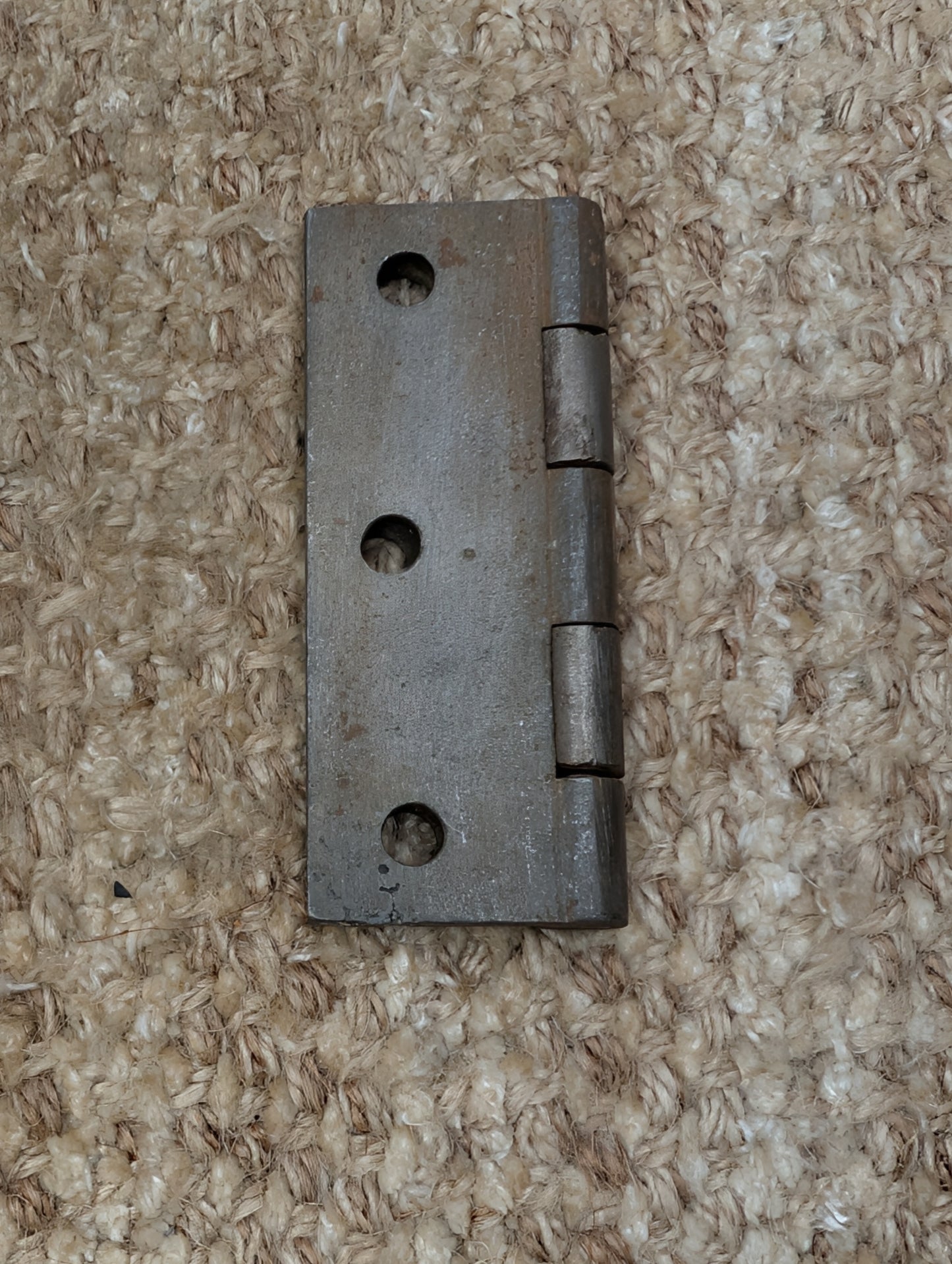 2 1/2" x 3 7/16" Antique Cast Iron Butt Hinge Door Hardware-Single Hinge