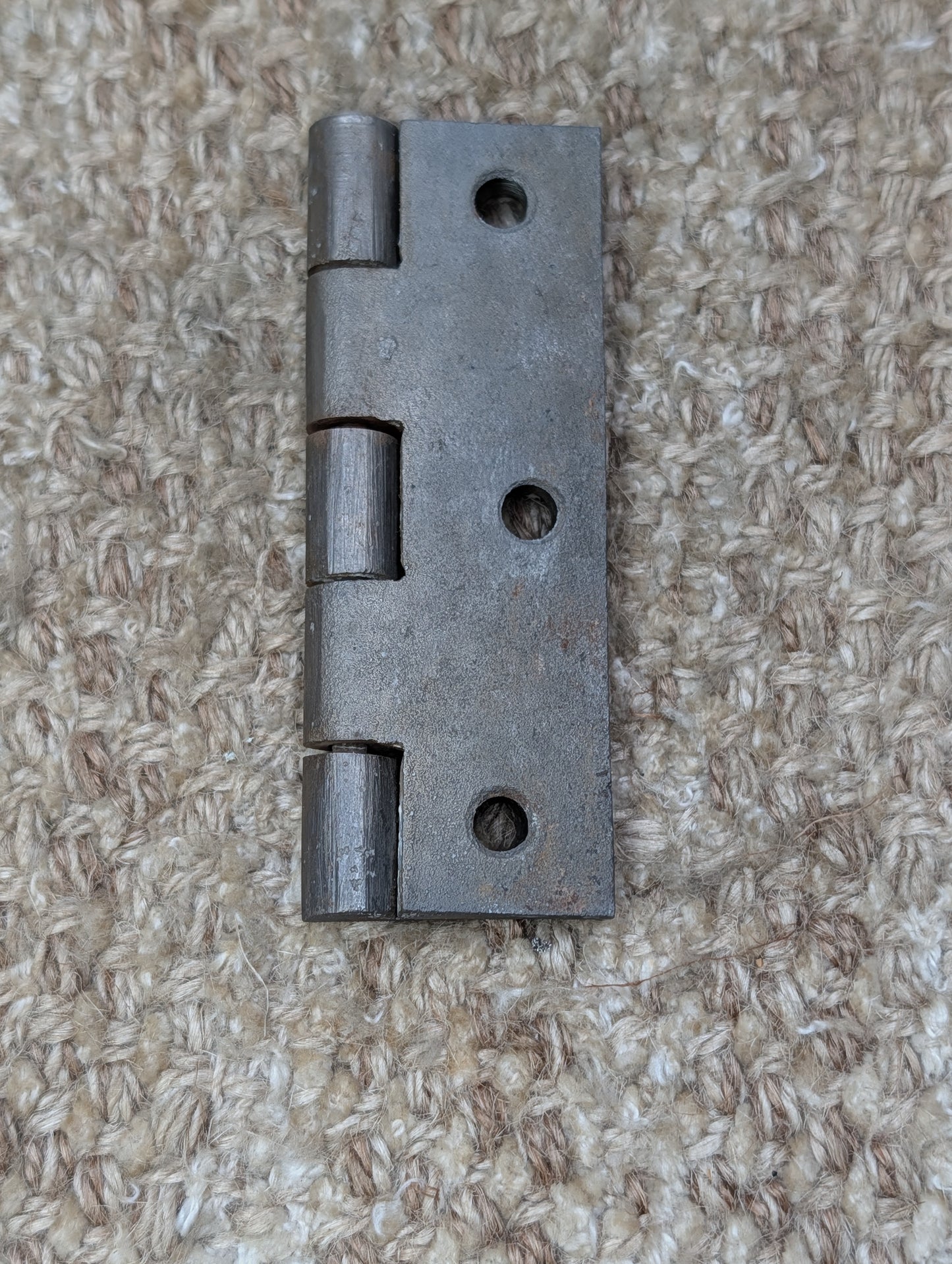 2 3/16" x 3 1/2" Antique Cast Iron Butt Hinge Door Hardware-Single Hinge