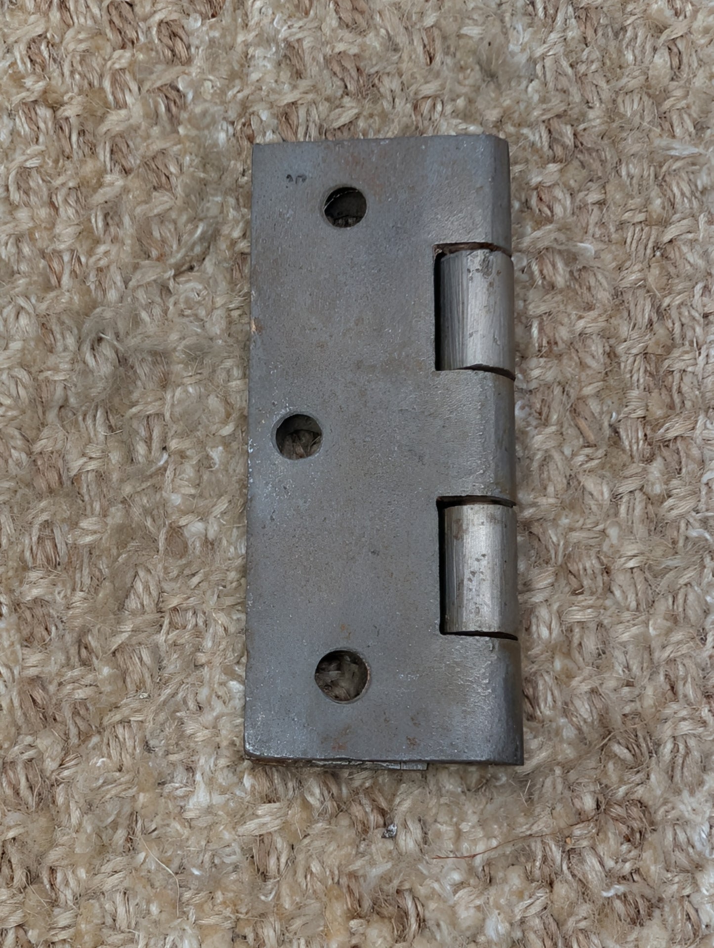 2 1/2" x 3 1/2" Antique Cast Iron Butt Hinge Door Hardware-Single Hinge