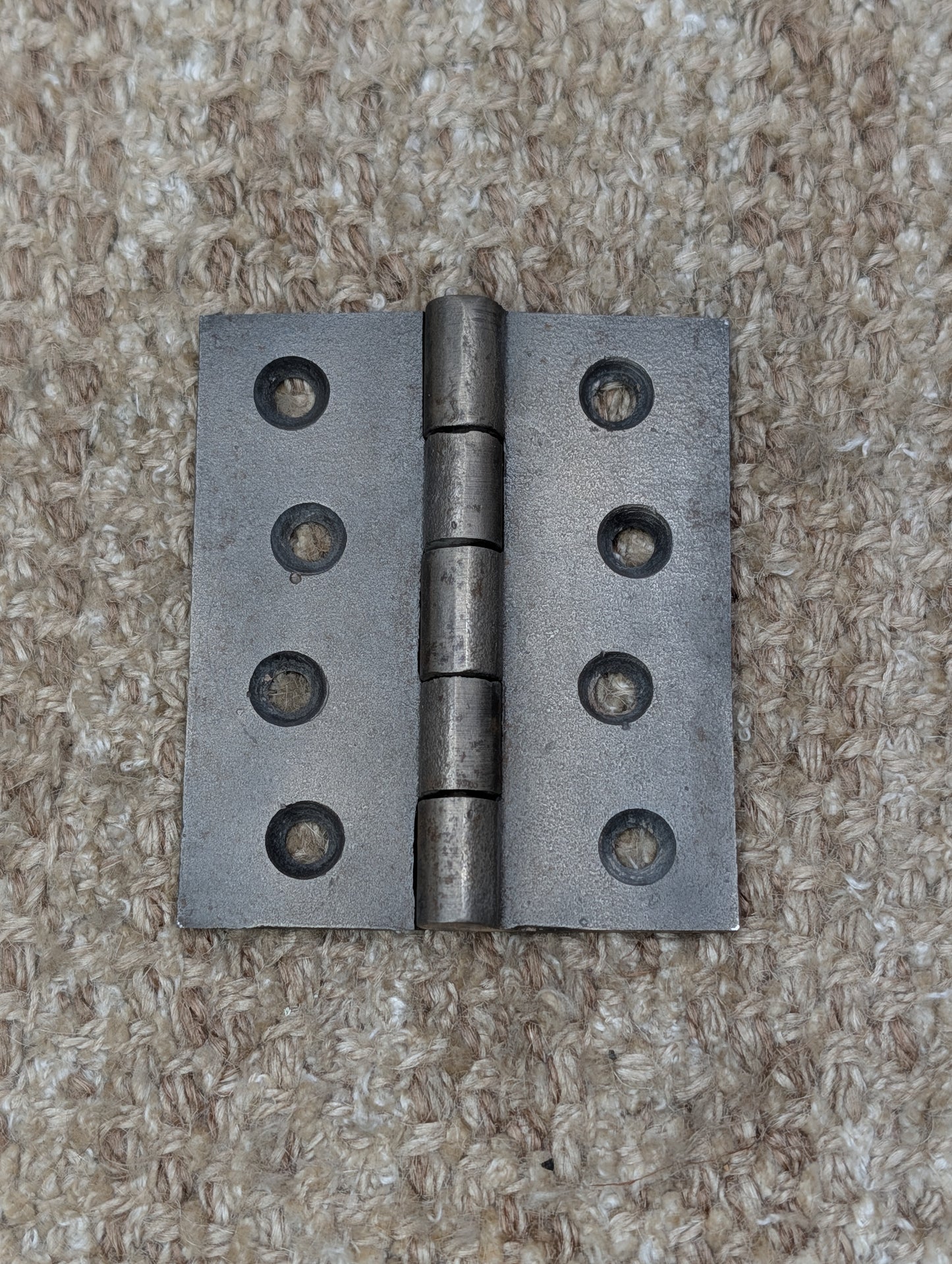 3 1/16" x 3 1/2" Antique Cast Iron Butt Hinge Door Hardware-Single Hinge
