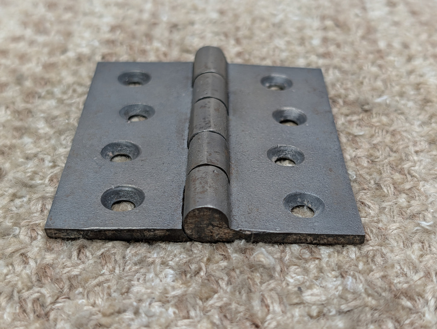 3 1/16" x 3 1/2" Antique Cast Iron Butt Hinge Door Hardware-Single Hinge