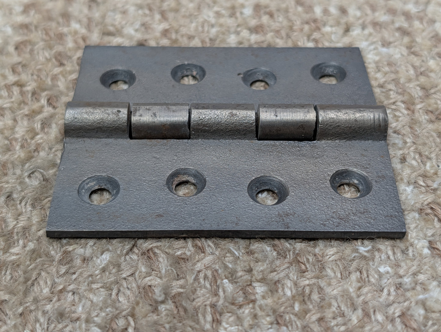 3 1/16" x 3 1/2" Antique Cast Iron Butt Hinge Door Hardware-Single Hinge