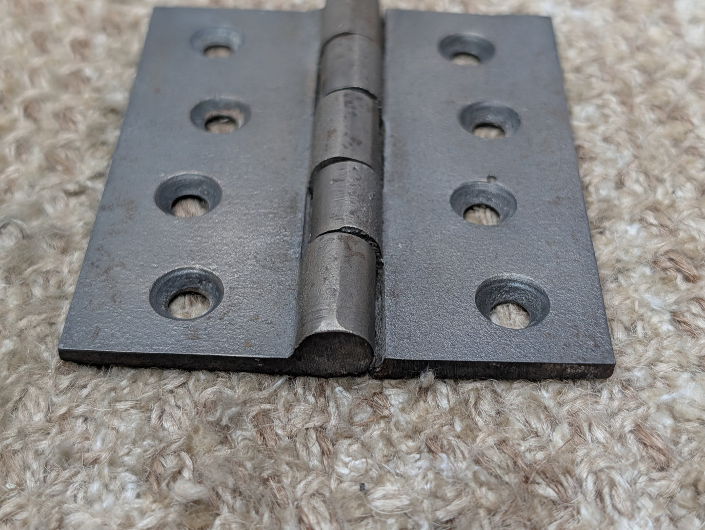 3 1/16" x 3 1/2" Antique Cast Iron Butt Hinge Door Hardware-Single Hinge