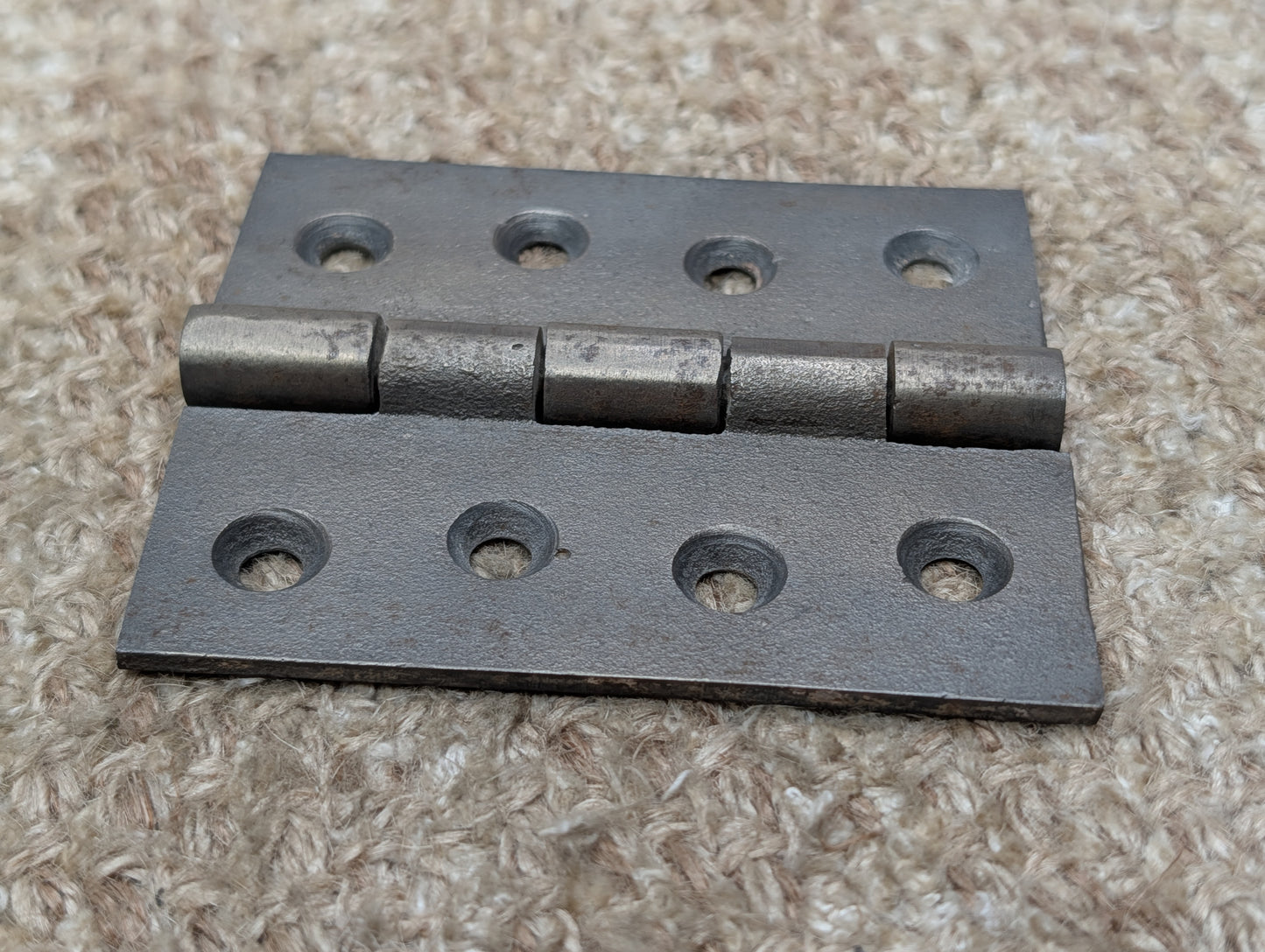 3 1/16" x 3 1/2" Antique Cast Iron Butt Hinge Door Hardware-Single Hinge