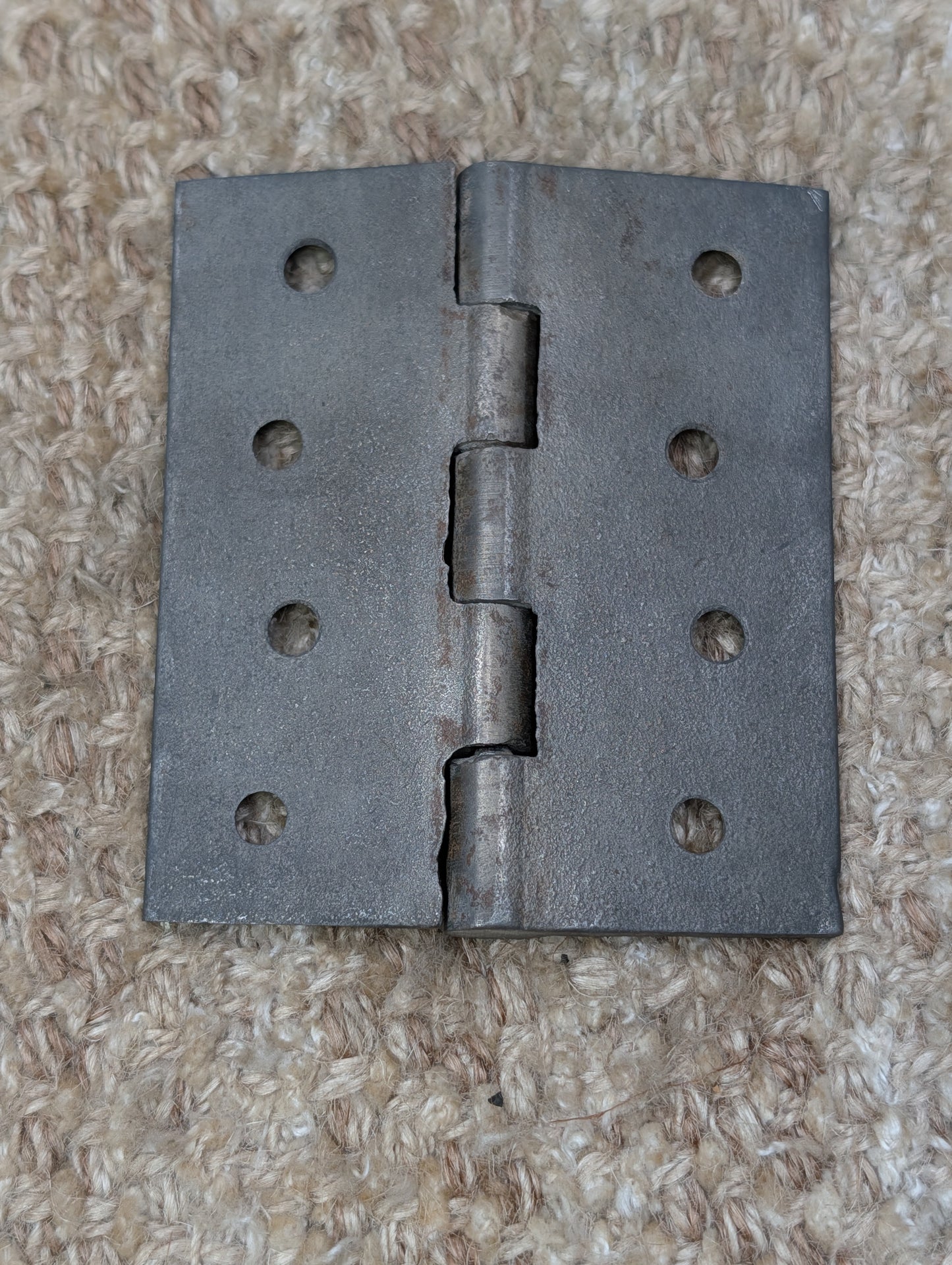 3 1/16" x 3 1/2" Antique Cast Iron Butt Hinge Door Hardware-Single Hinge