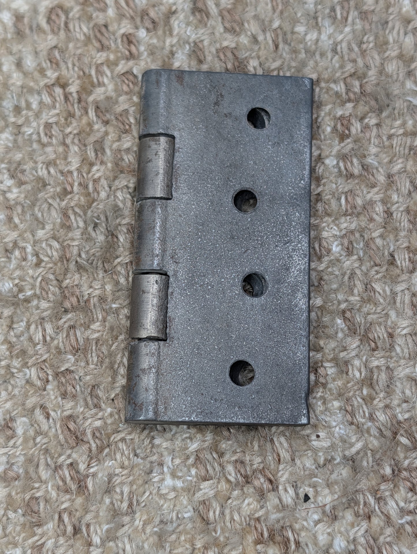 3 1/16" x 3 1/2" Antique Cast Iron Butt Hinge Door Hardware-Single Hinge