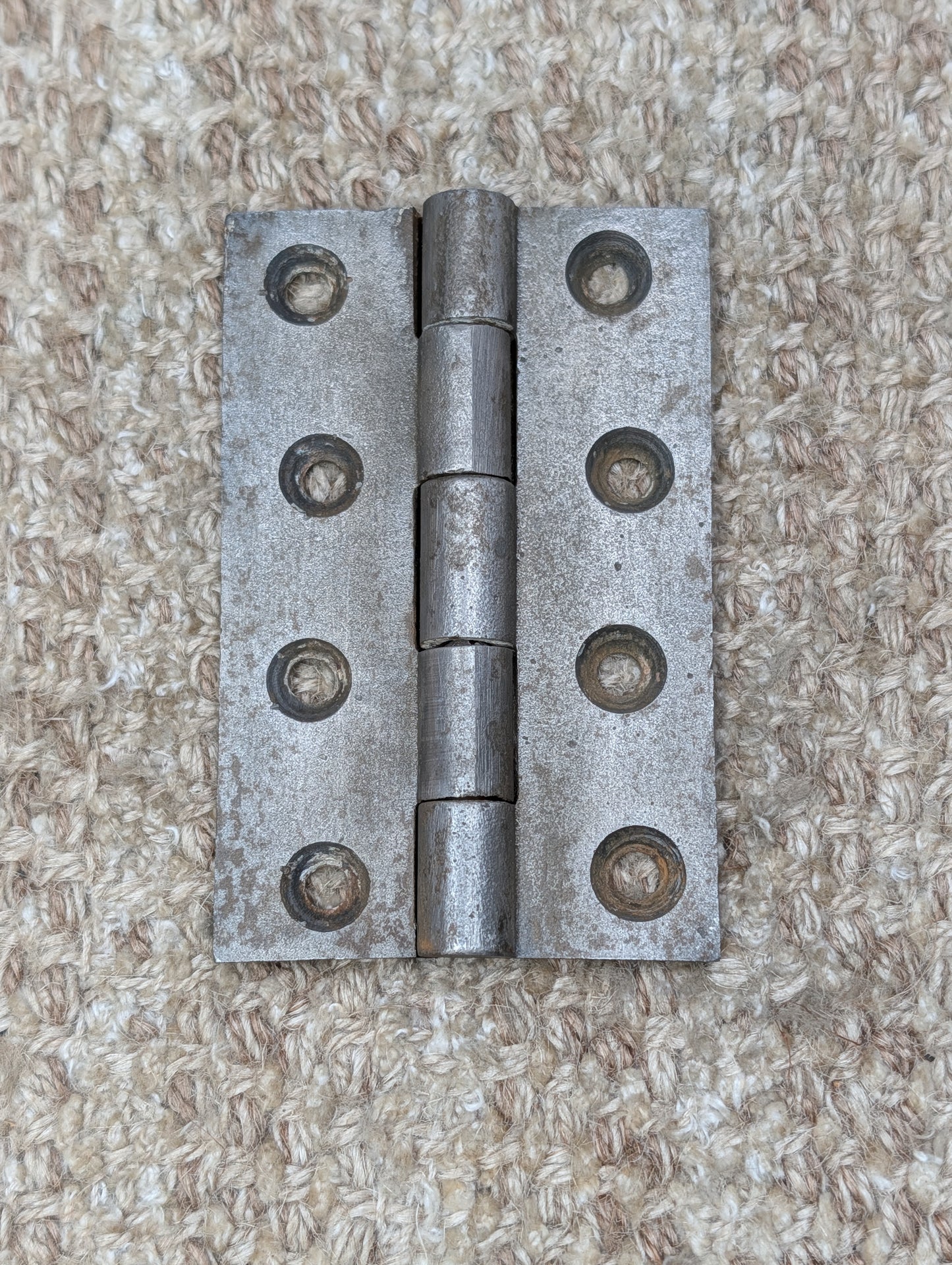 2 9/16" x 3 15/16" Antique Cast Iron Butt Hinge Door Hardware-Single Hinge