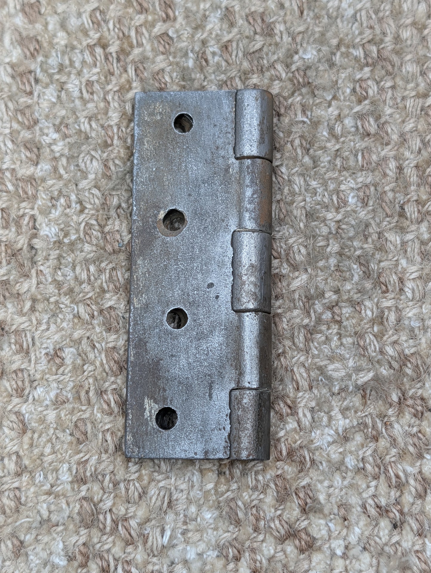 2 9/16" x 3 15/16" Antique Cast Iron Butt Hinge Door Hardware-Single Hinge