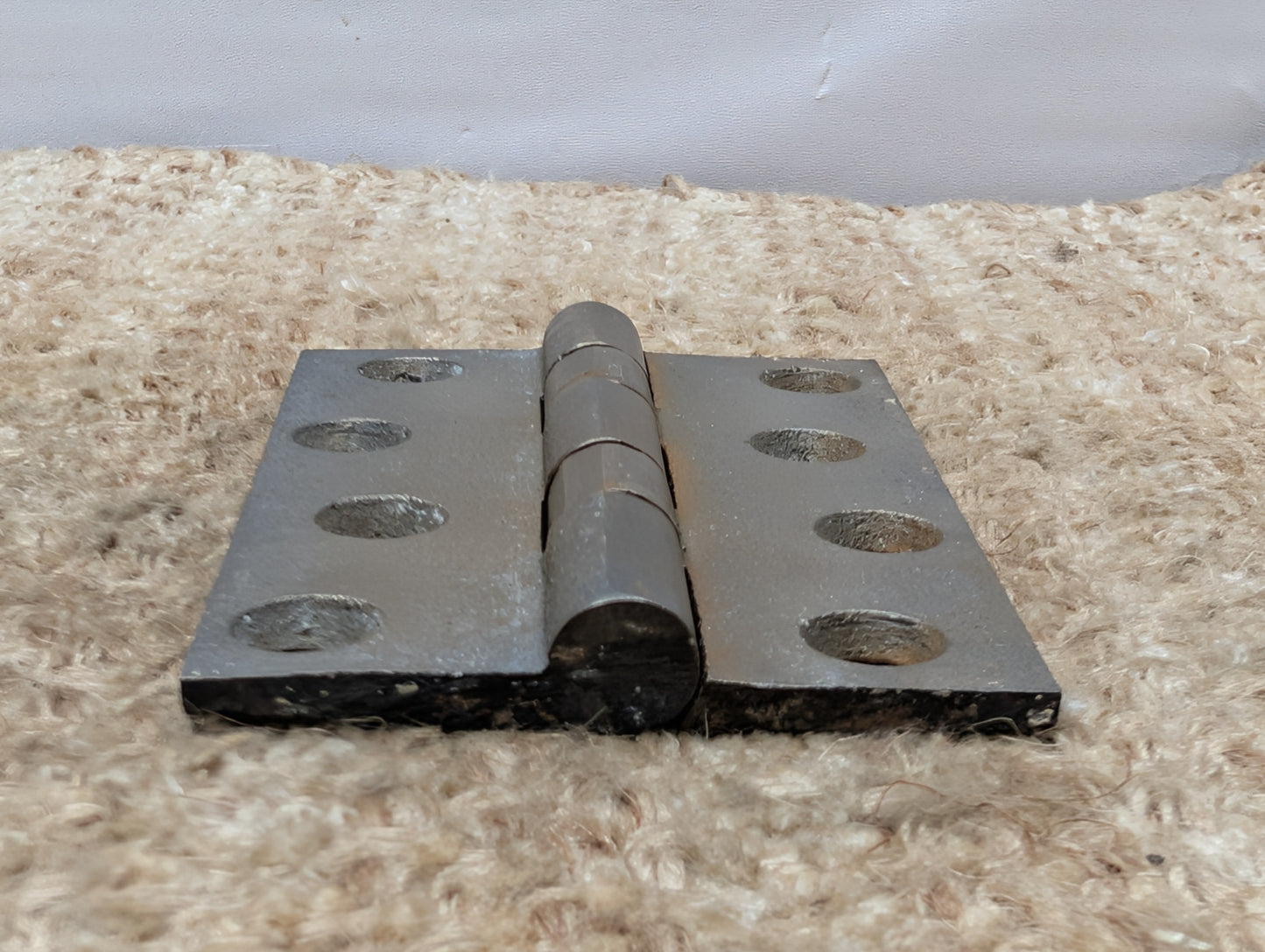2 11/16" x 3 15/16" Antique Cast Iron Butt Hinge Door Hardware-Single Hinge