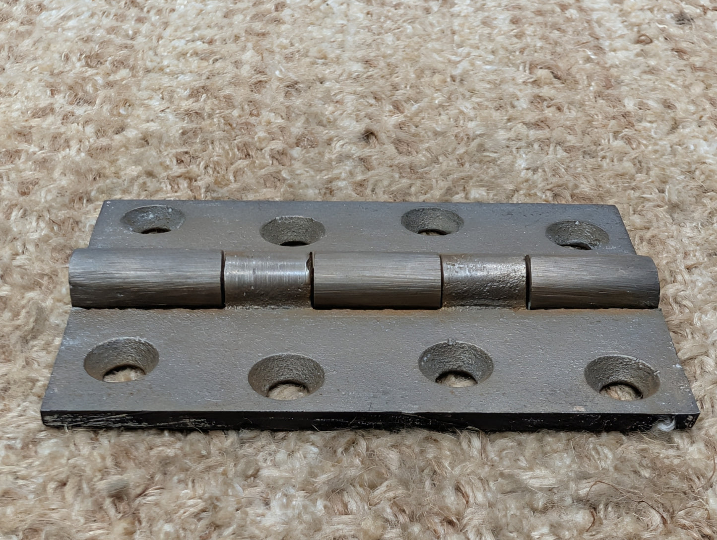 2 11/16" x 3 15/16" Antique Cast Iron Butt Hinge Door Hardware-Single Hinge