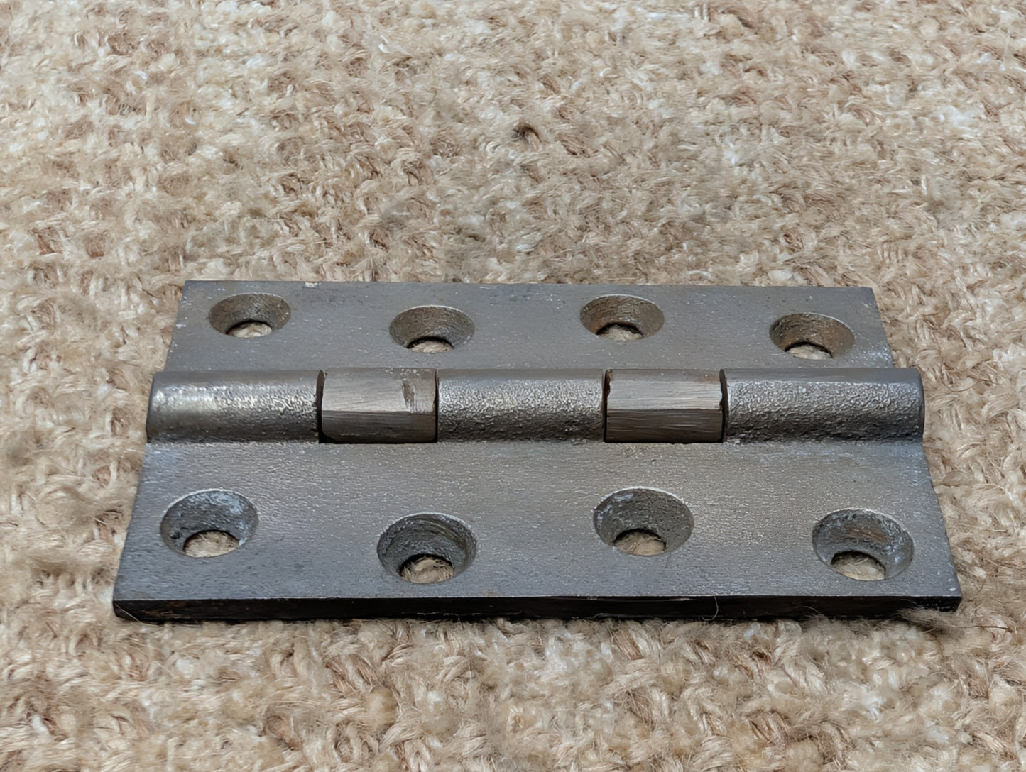 2 11/16" x 3 15/16" Antique Cast Iron Butt Hinge Door Hardware-Single Hinge