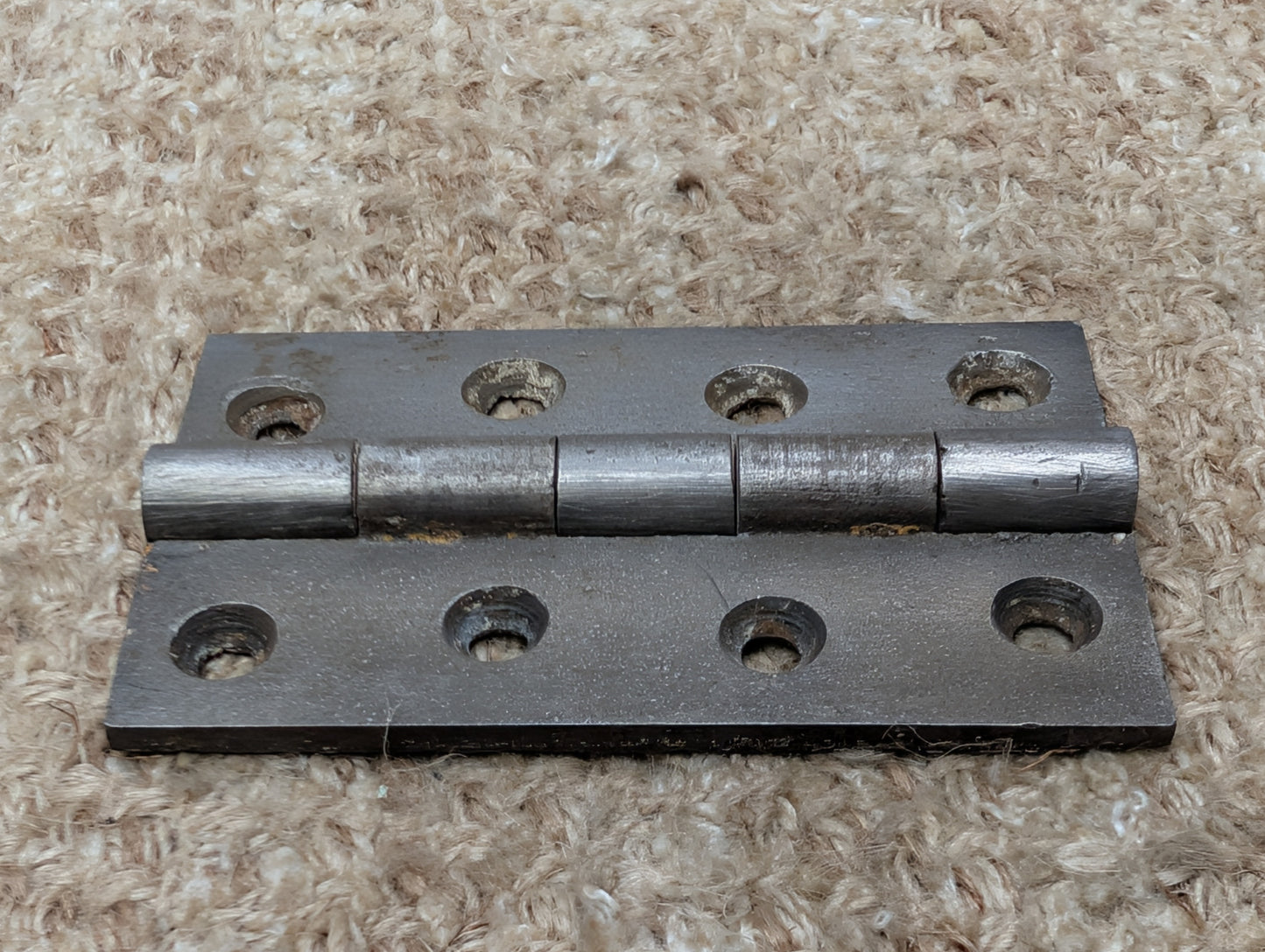 2 9/16" x 4" Antique Cast Iron Butt Hinge Door Hardware-Single Hinge