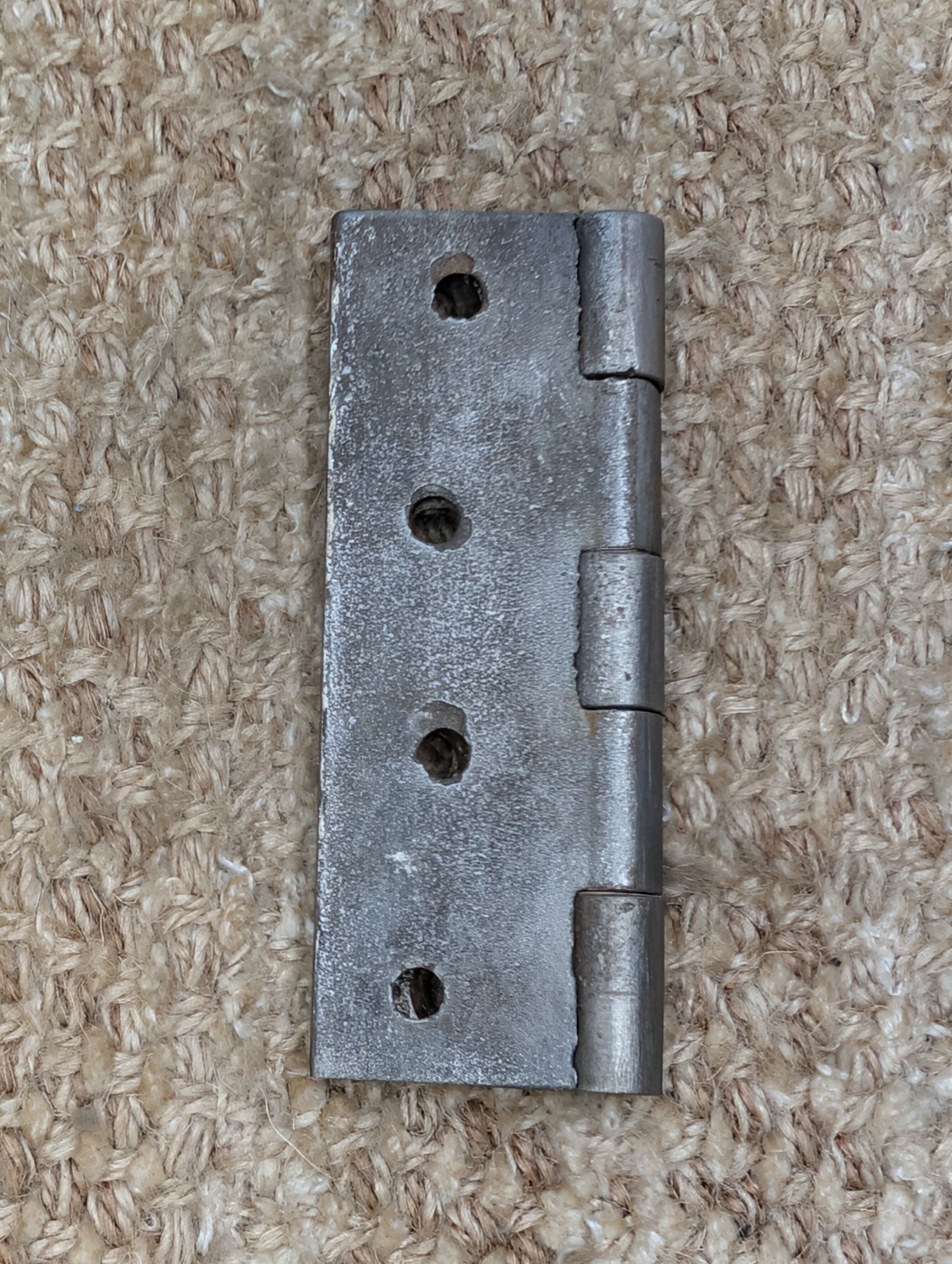 2 9/16" x 4" Antique Cast Iron Butt Hinge Door Hardware-Single Hinge