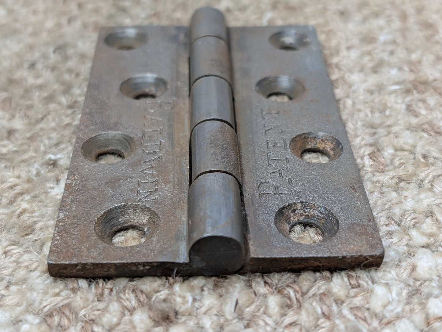 2 9/16" x 4" Antique Baldwin Cast Iron Butt Hinge Door Hardware-Single Hinge
