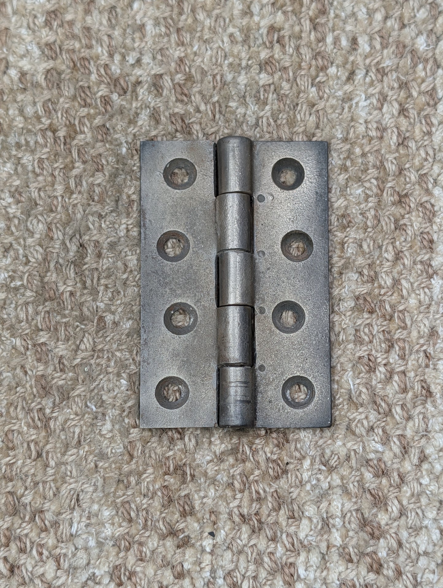2 5/8" x 4" Antique Cast Iron Butt Hinge Door Hardware-Single Hinge