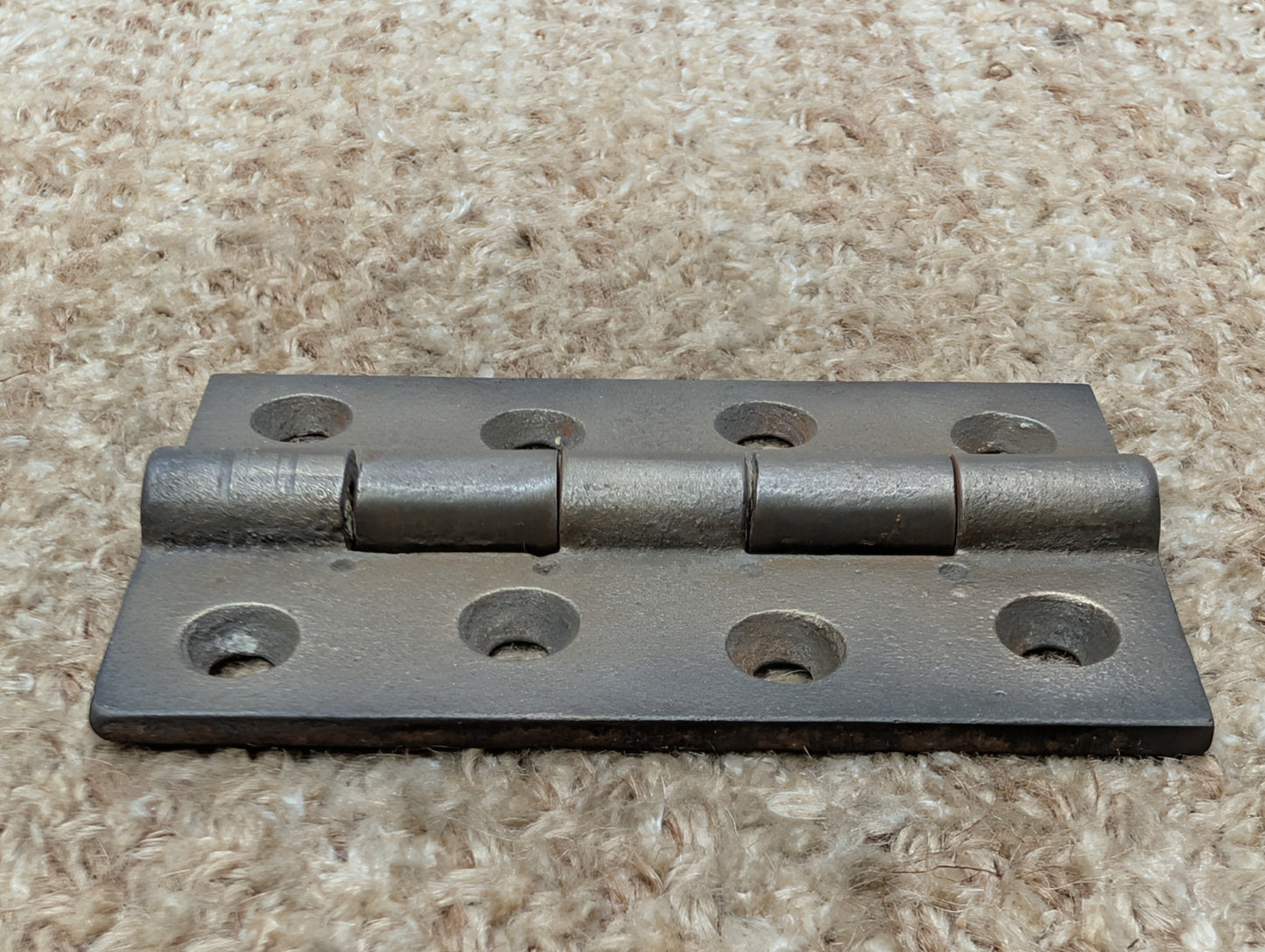 2 5/8" x 4" Antique Cast Iron Butt Hinge Door Hardware-Single Hinge