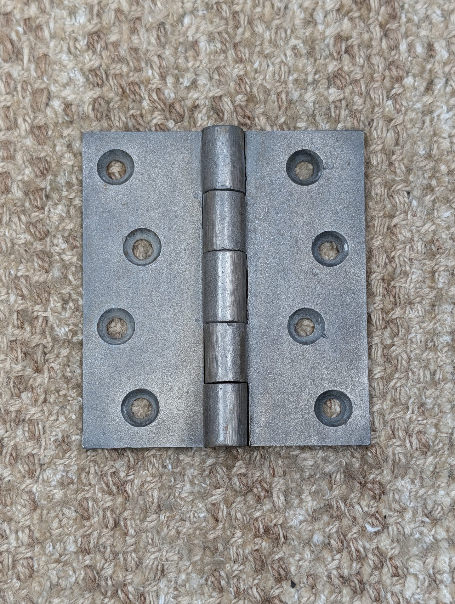 3 9/16" x 4" Antique Cast Iron Butt Hinge Door Hardware-Single Hinge