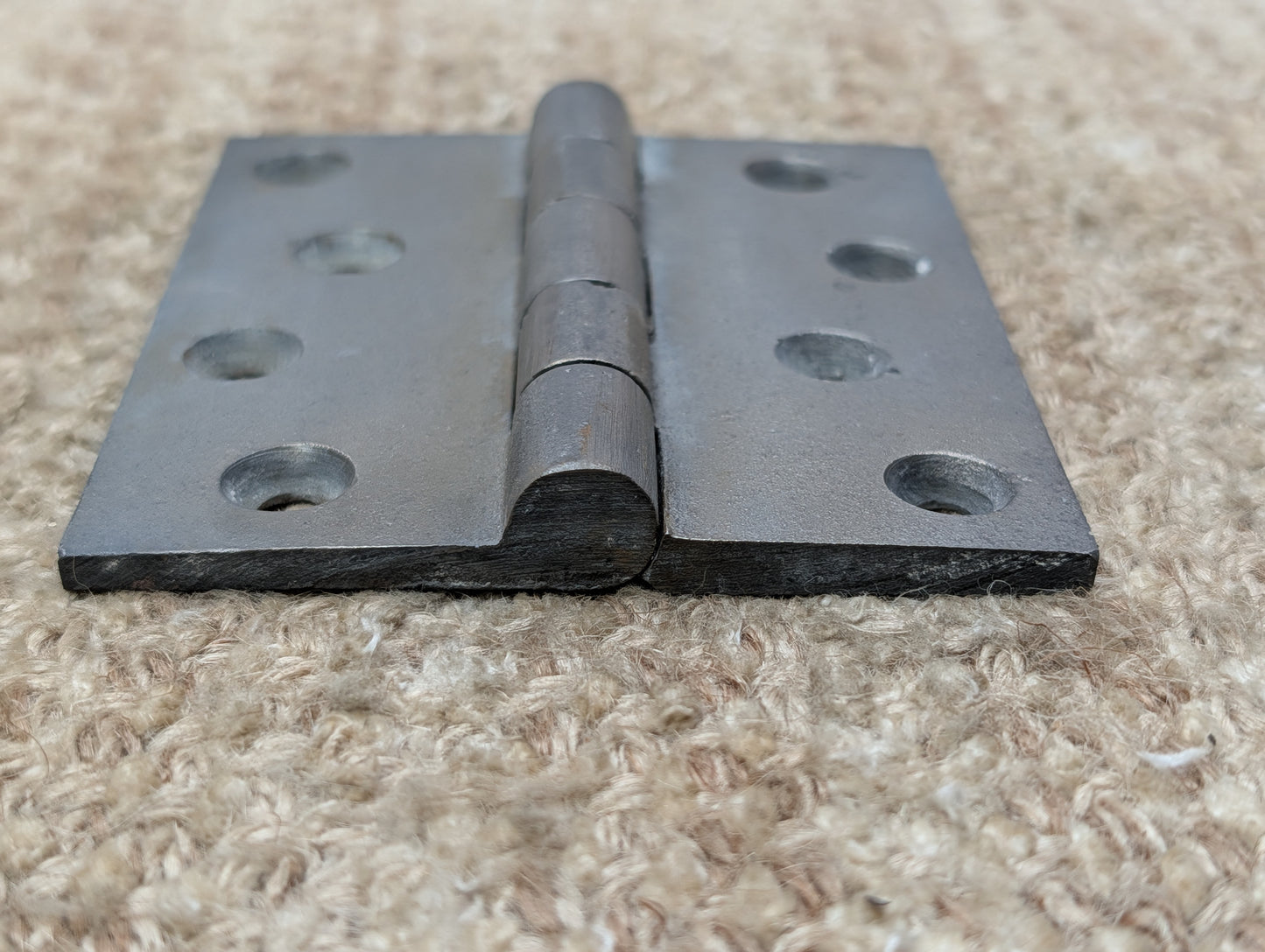 3 9/16" x 4" Antique Cast Iron Butt Hinge Door Hardware-Single Hinge