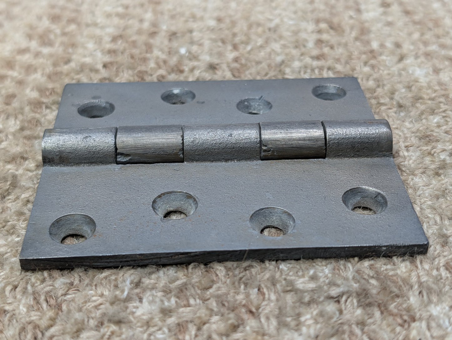 3 9/16" x 4" Antique Cast Iron Butt Hinge Door Hardware-Single Hinge