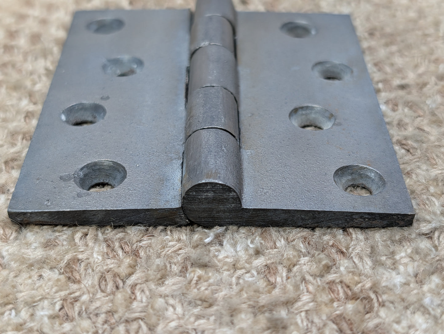 3 9/16" x 4" Antique Cast Iron Butt Hinge Door Hardware-Single Hinge