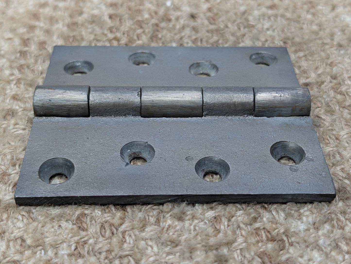3 9/16" x 4" Antique Cast Iron Butt Hinge Door Hardware-Single Hinge