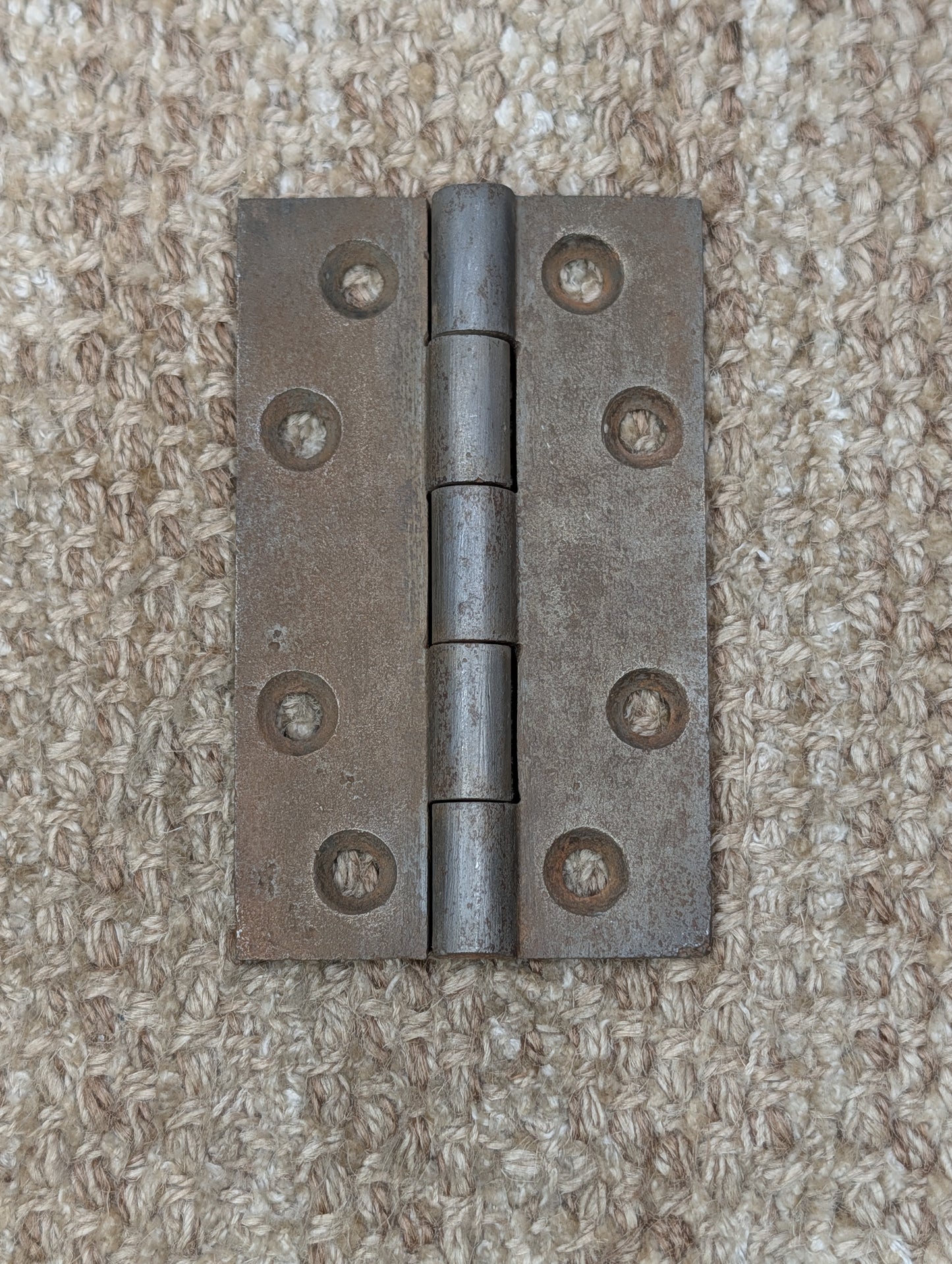 2 3/4" x 4 1/2" Antique Cast Iron Butt Hinge Door Hardware-Single Hinge