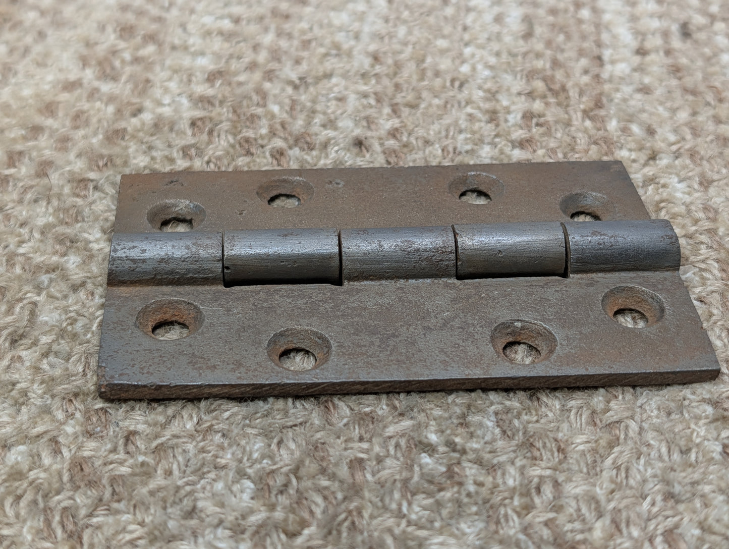 2 3/4" x 4 1/2" Antique Cast Iron Butt Hinge Door Hardware-Single Hinge