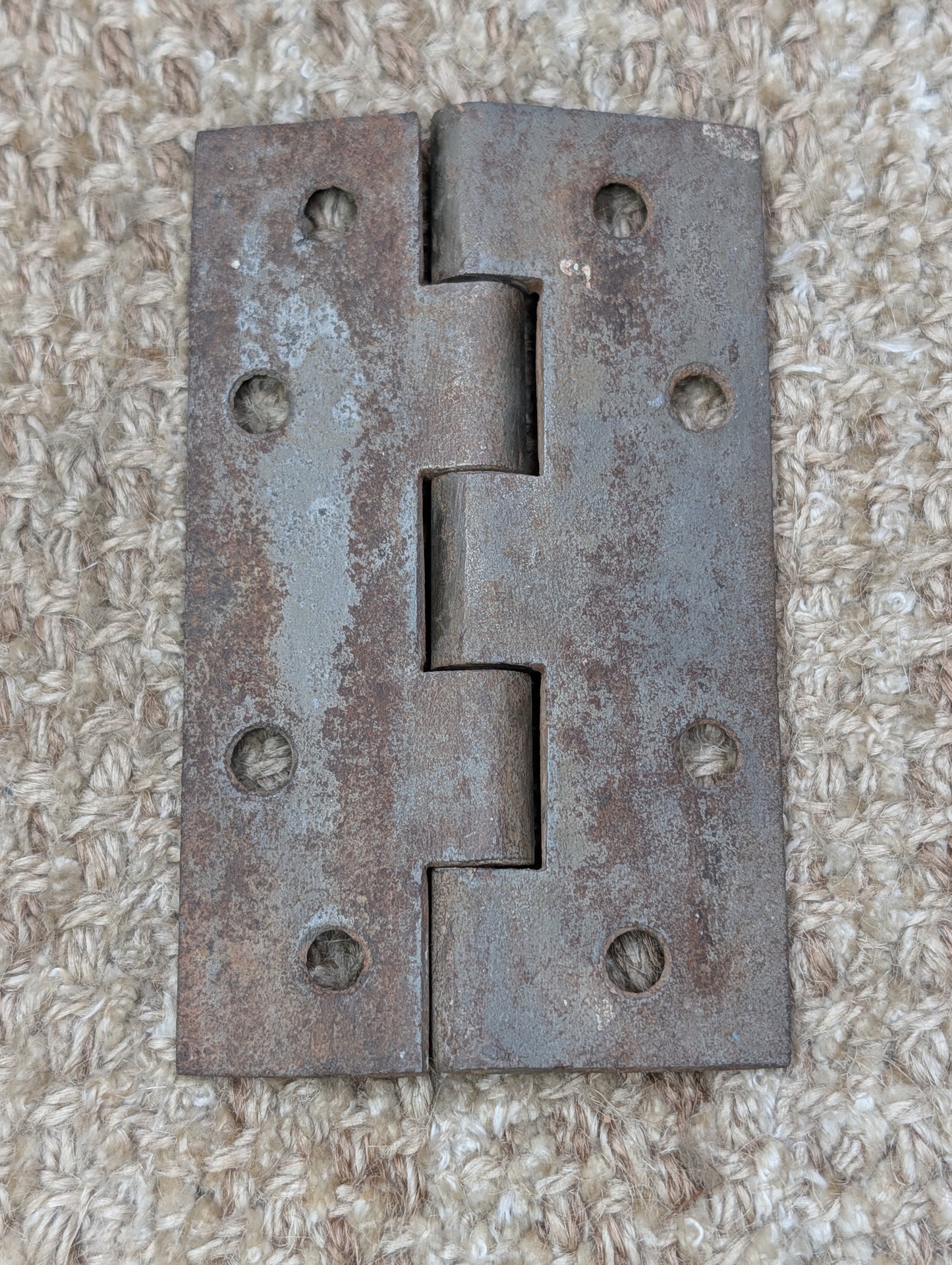 2 3/4" x 4 1/2" Antique Cast Iron Butt Hinge Door Hardware-Single Hinge