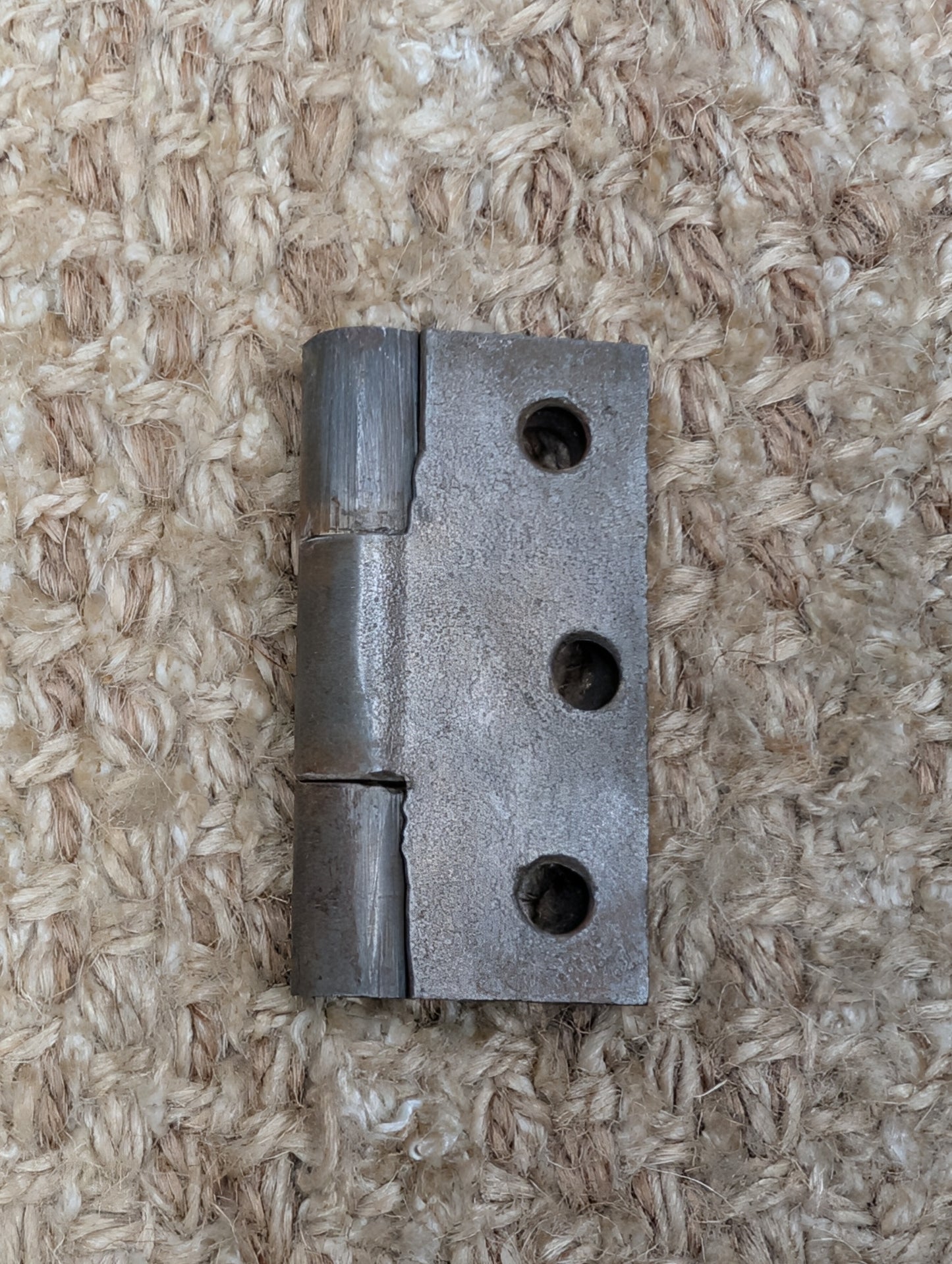 1 5/8" x 1  15/16" Antique M.T.M. Cast Iron Butt Hinge Door Hardware-Single Hinge