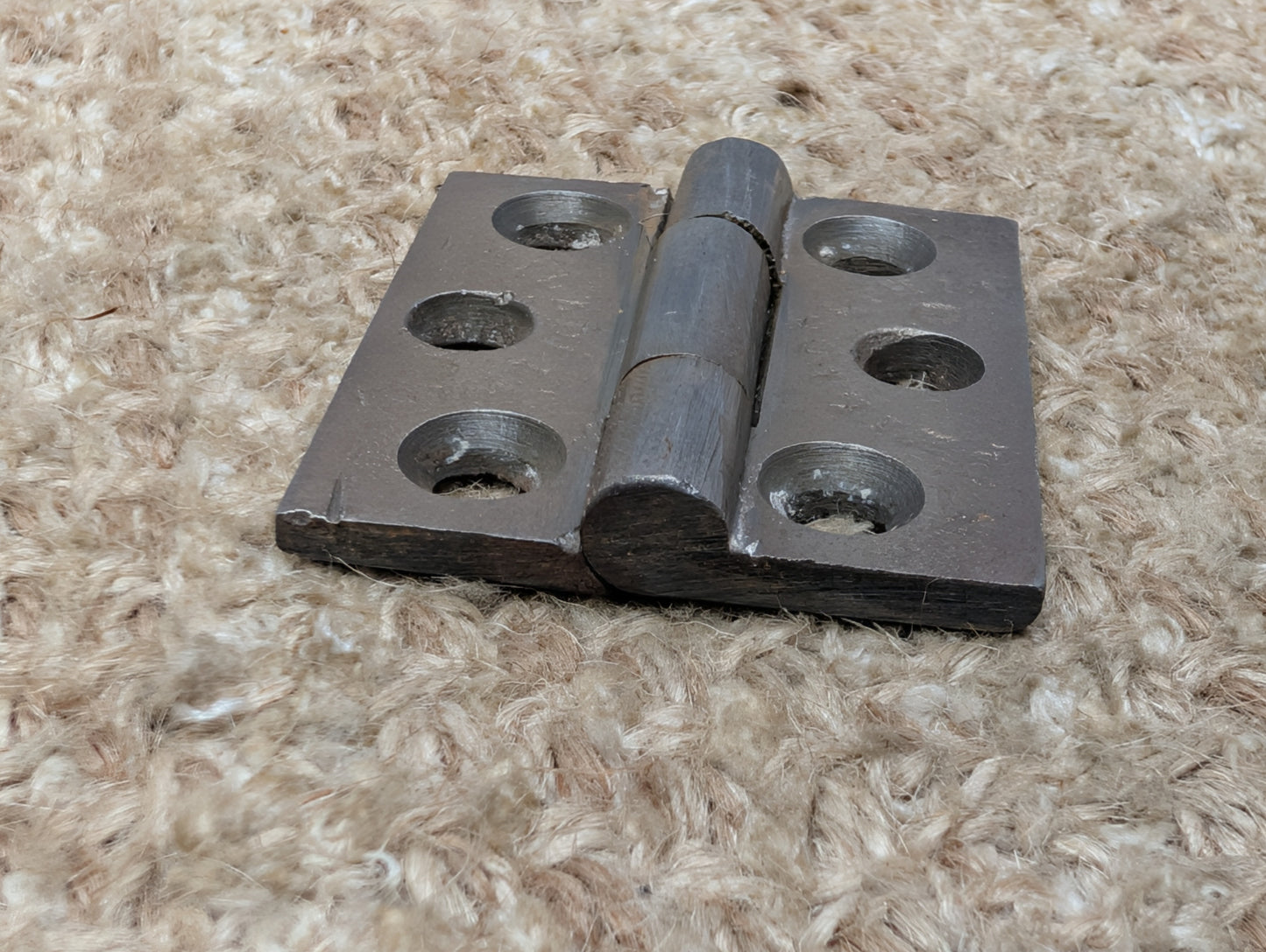 1 3/4" x 2" Antique Philadelphia Cast Iron Butt Hinge Door Hardware-Single Hinge