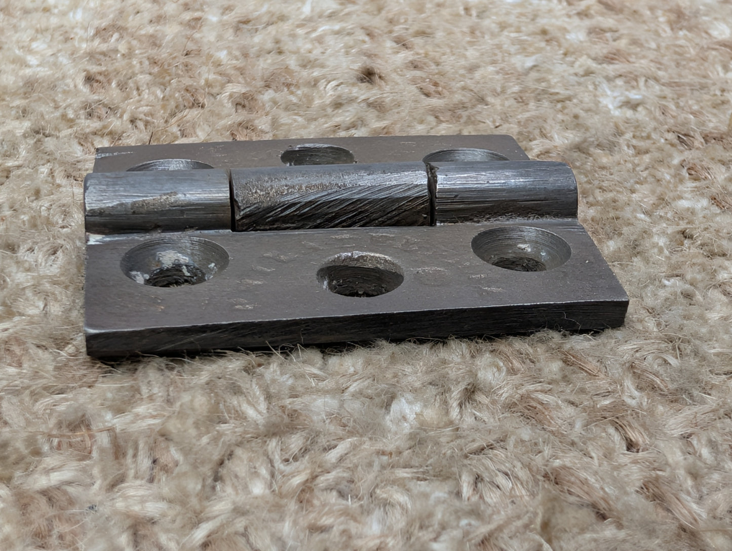 1 3/4" x 2" Antique Philadelphia Cast Iron Butt Hinge Door Hardware-Single Hinge