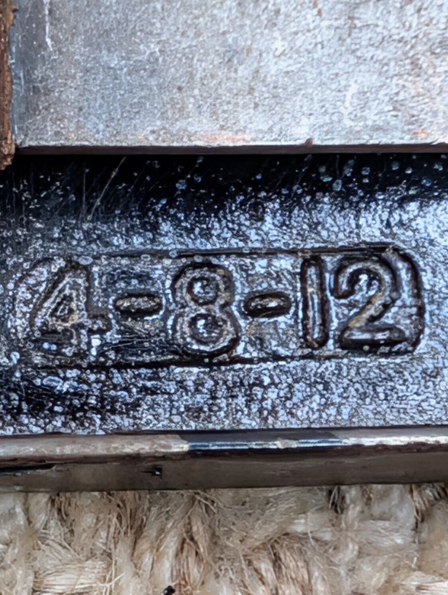 Antique Interior Mortise Lock Door Hardware #5164 (4-8-12) With Key