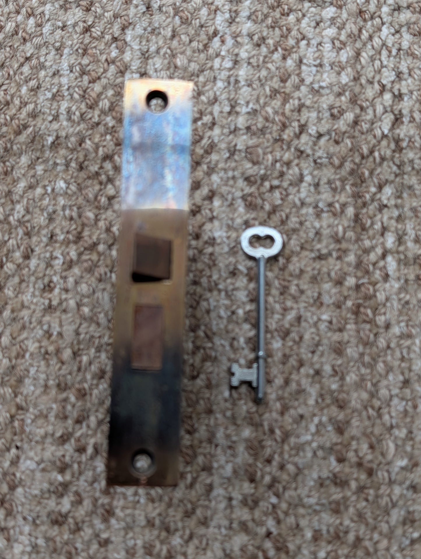 Antique Interior Mortise Lock Door Hardware  With Key