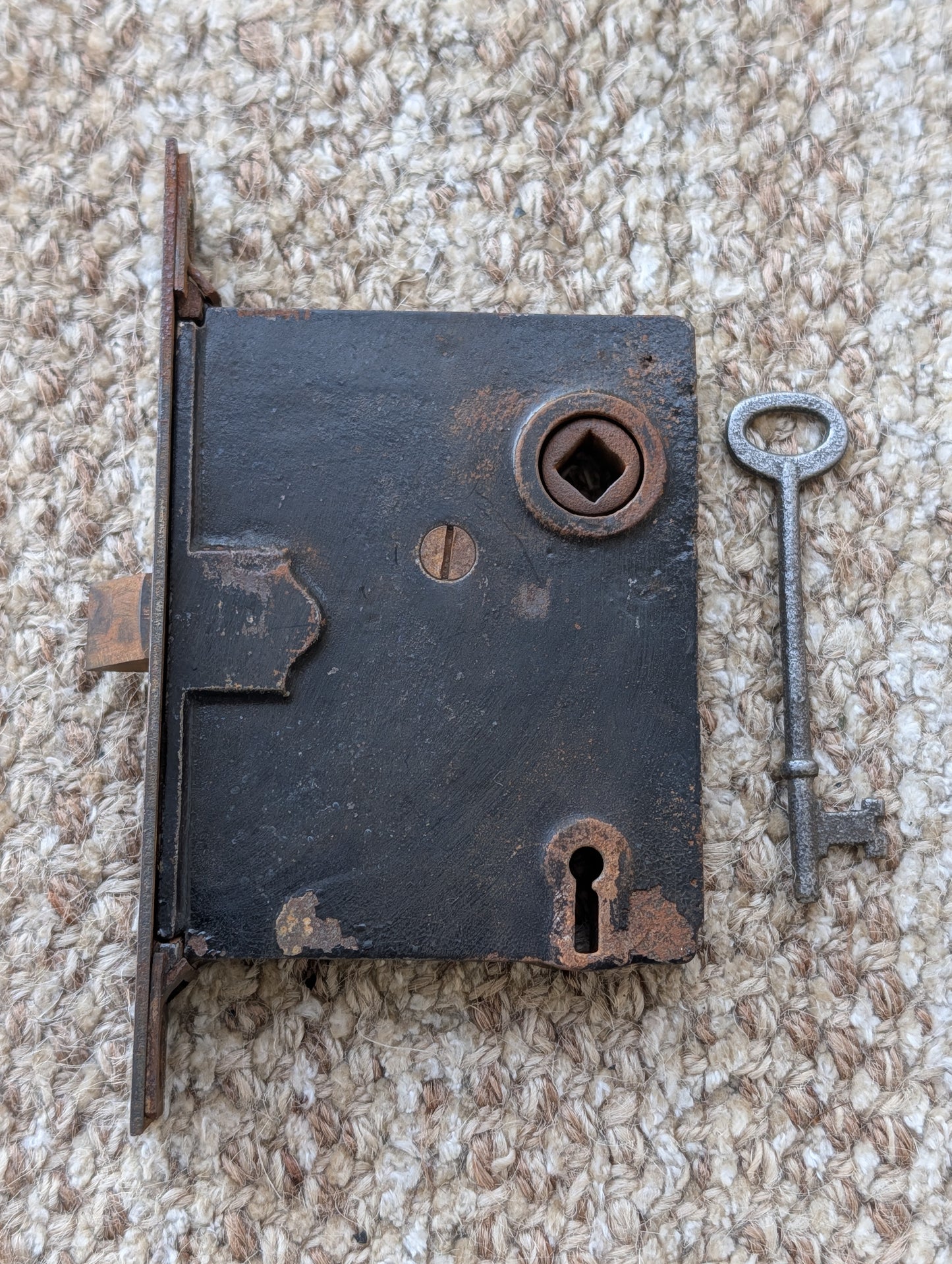 Antique Interior Mortise Lock Door Hardware With Key