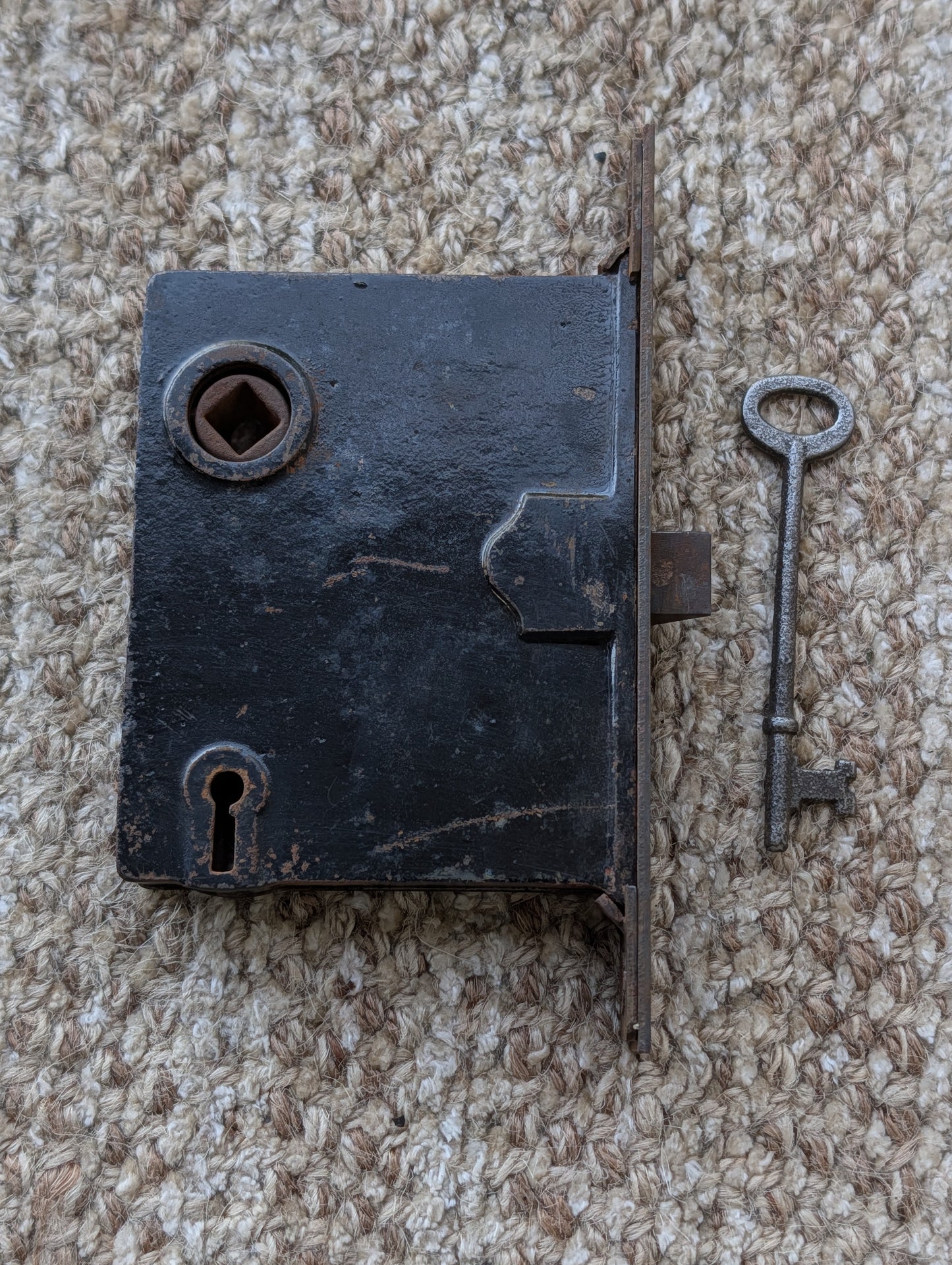 Antique Interior Mortise Lock Door Hardware With Key