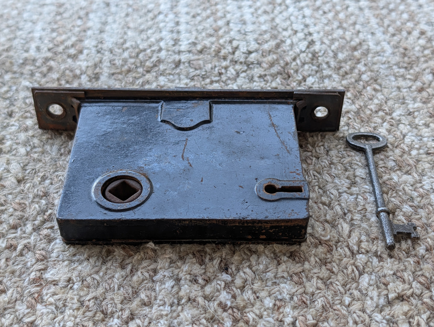 Antique Interior Mortise Lock Door Hardware With Key