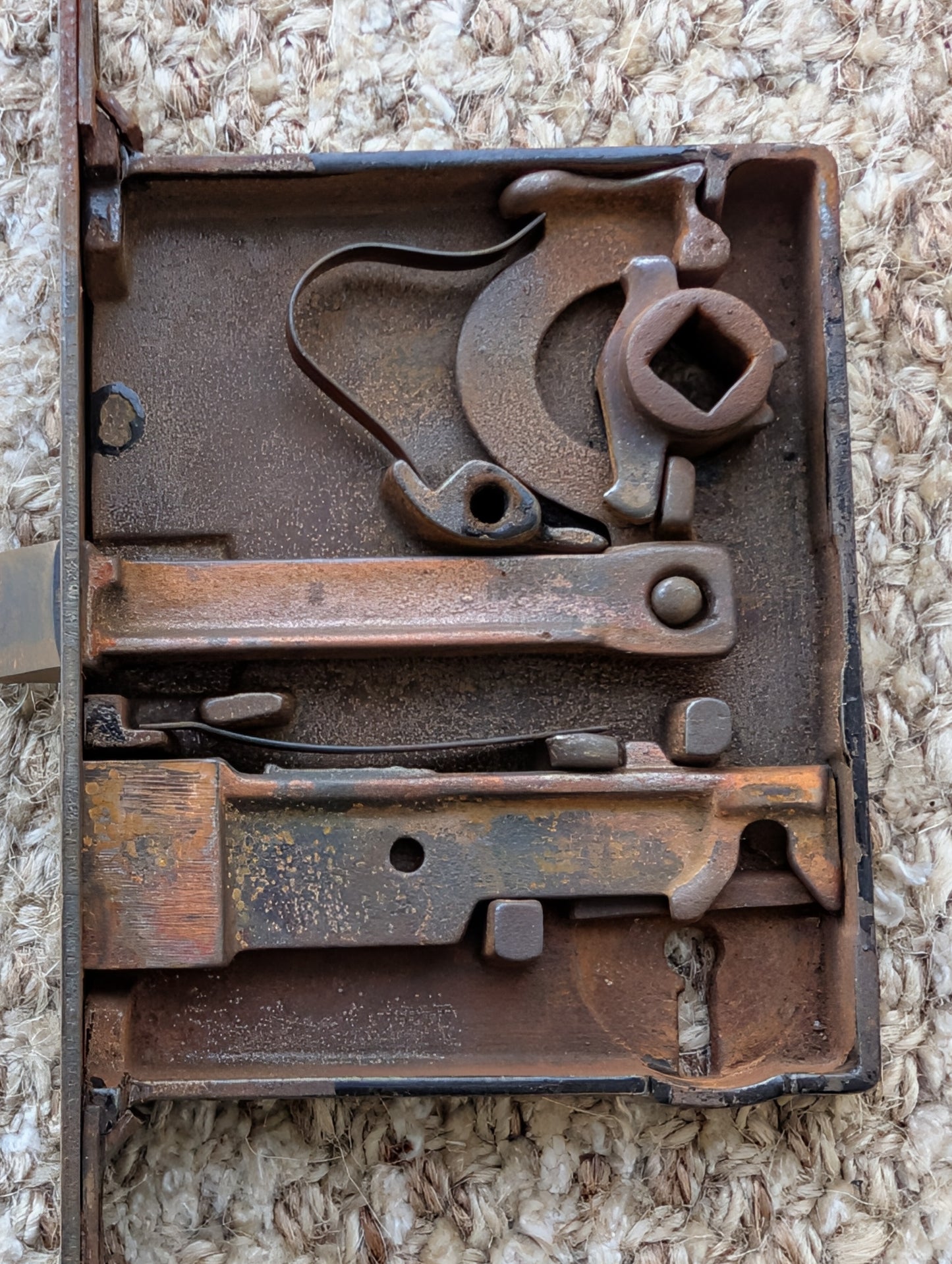 Antique Interior Mortise Lock Door Hardware With Key